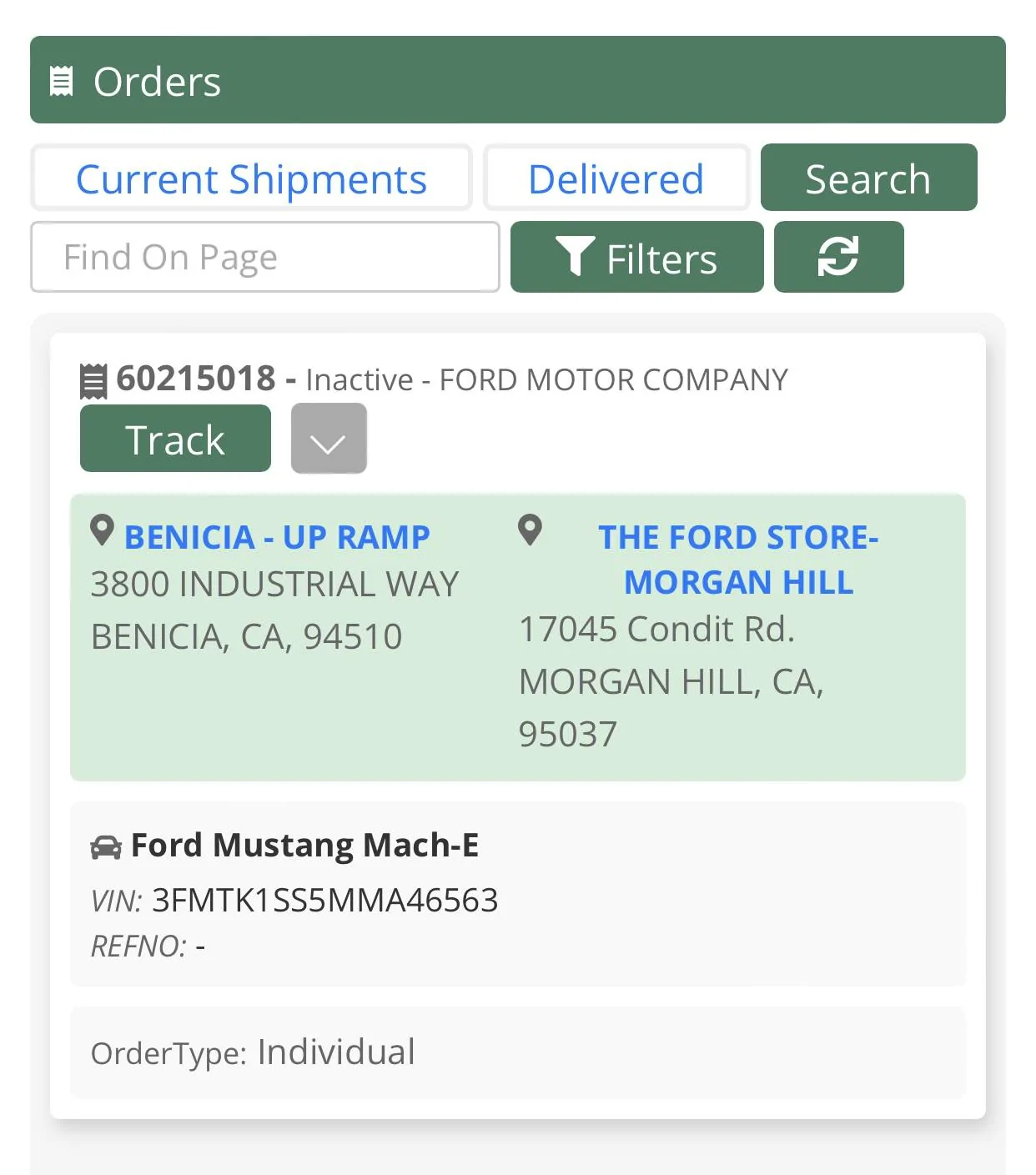 Ford Mustang Mach-E 🧭  Mach-E Build & Tracking Links 0675341E-FCFF-48BD-AFF0-77DBCB576354