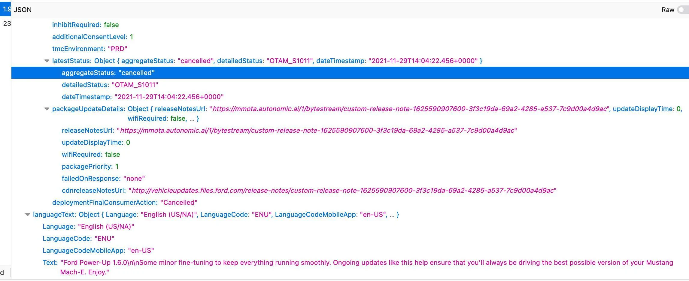 Ford Mustang Mach-E OTA Update Status Hidden in the Ford Website 1640117267223
