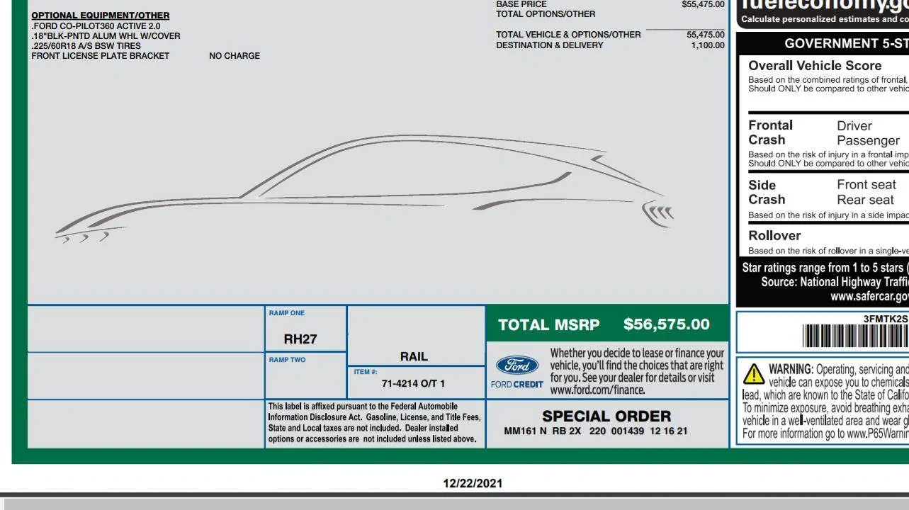 Ford Mustang Mach-E 01/03/22 Build Week Chat 1640238735302
