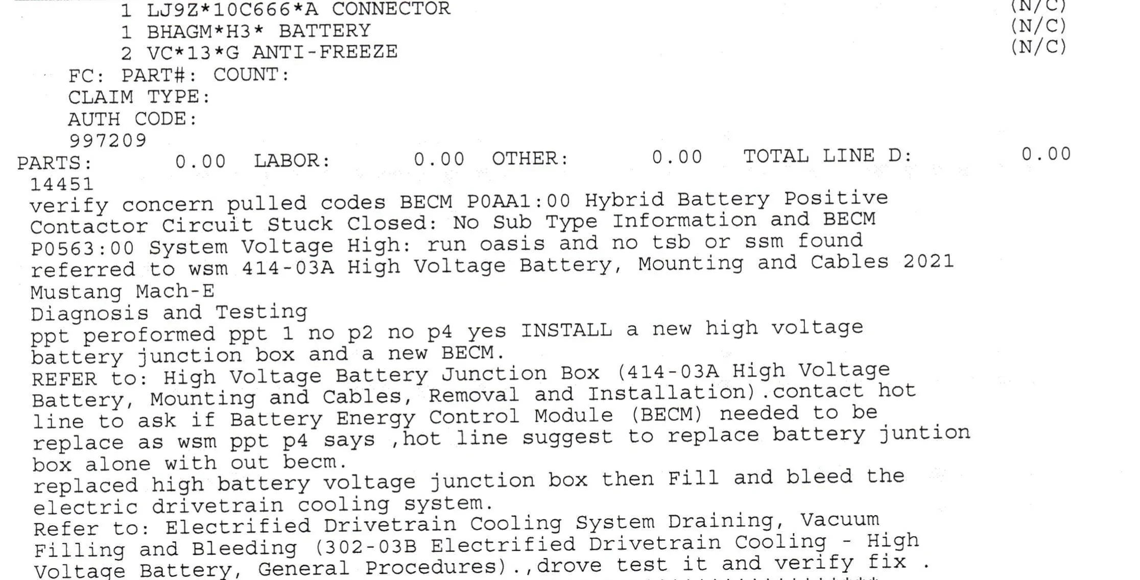 Ford Mustang Mach-E Our Ongoing Nightmare Screen Shot 2021-12-23 at 10.34.31 PM