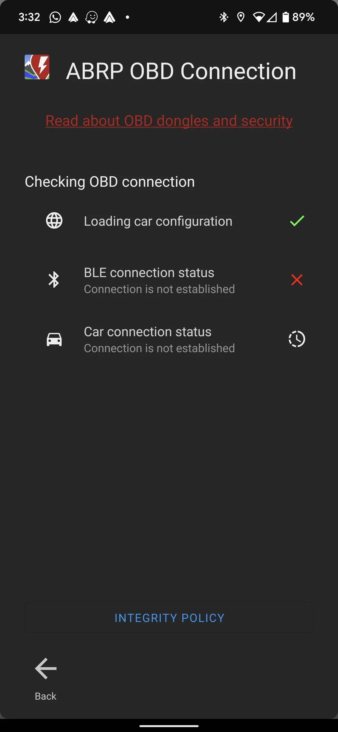 Ford Mustang Mach-E New ABRP Feature : Live Data via OBD Screenshot_20211223-153244