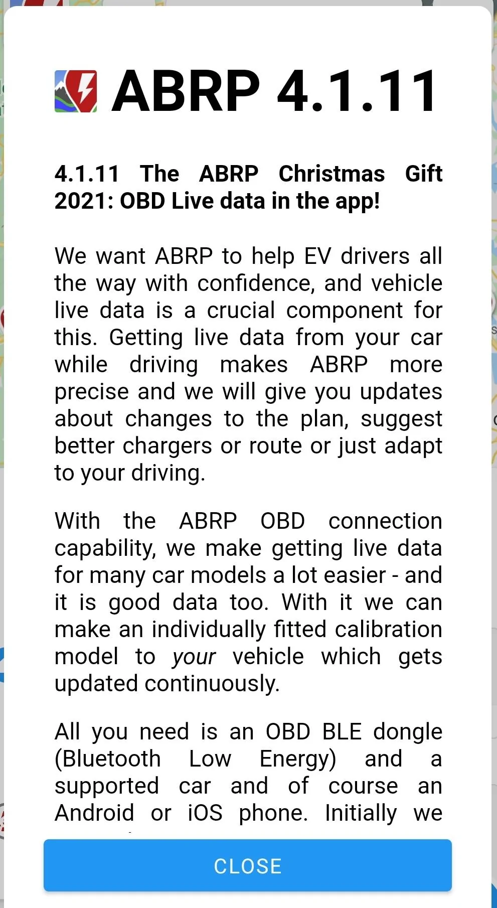 Ford Mustang Mach-E New ABRP Feature : Live Data via OBD Screenshot_20211224-211718_ABRP