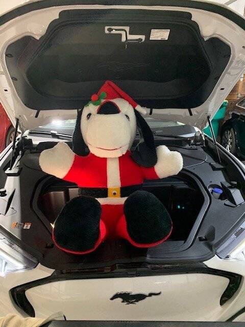 Ford Mustang Mach-E Merry Mach-E Christmas MME Santa