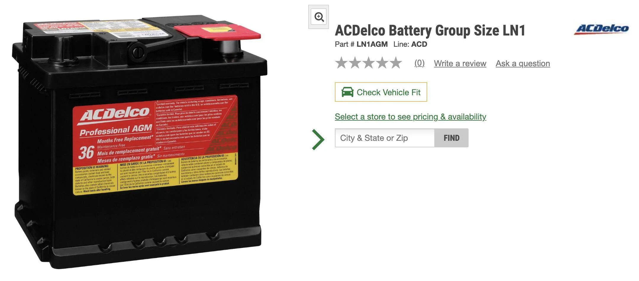 Ford Mustang Mach-E AC Delco 12V MME 50 Ah, Chevy Spark, Cadillac Battery Screen Shot 2021-12-27 at 1.20.56 PM