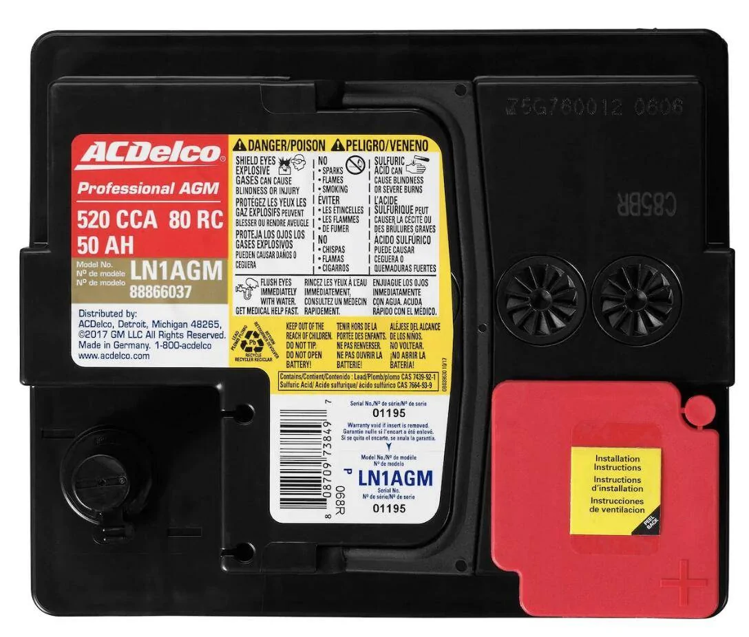Ford Mustang Mach-E AC Delco 12V MME 50 Ah, Chevy Spark, Cadillac Battery Screen Shot 2021-12-27 at 1.21.04 PM