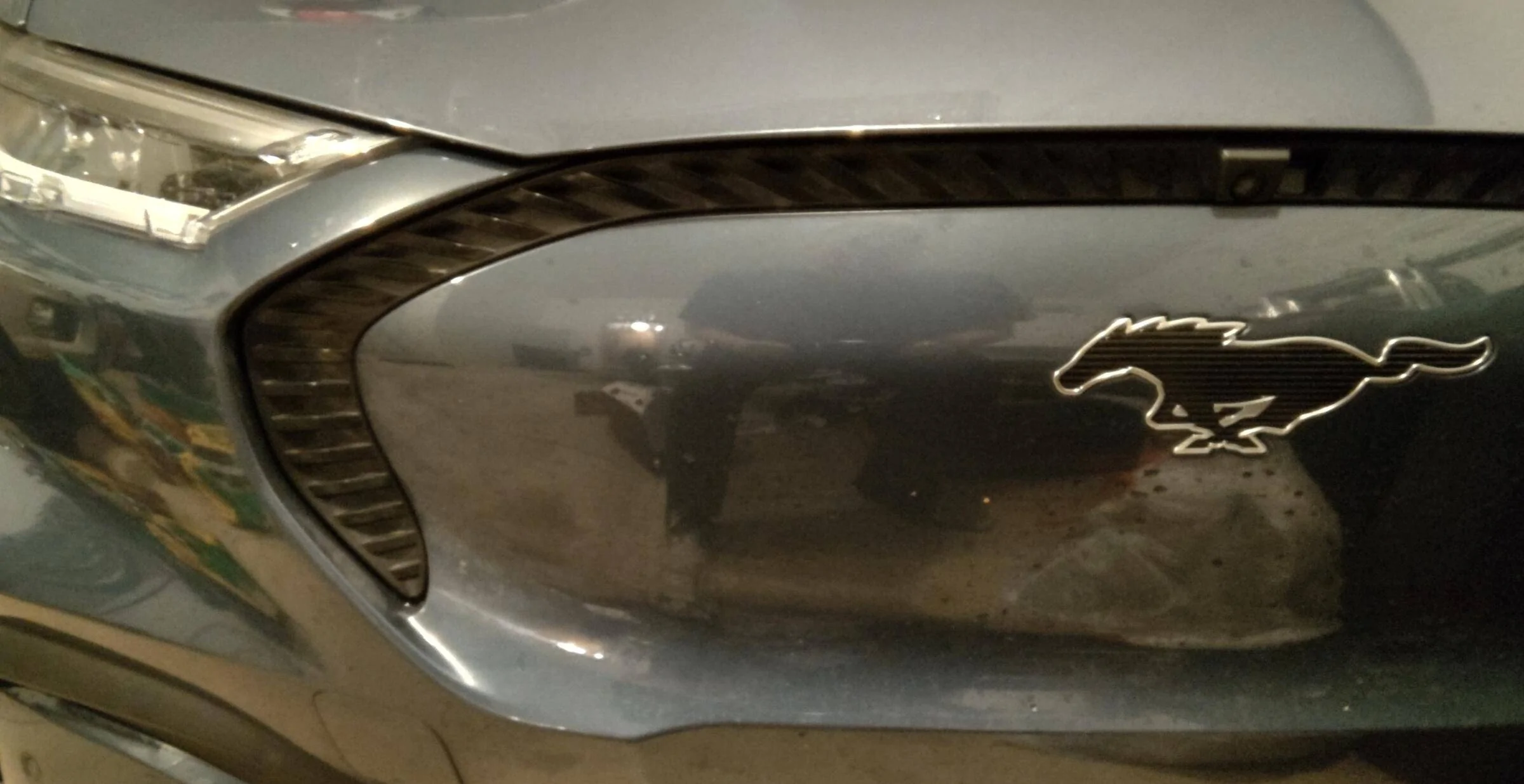 Ford Mustang Mach-E Significance of hash marks around the grille? 1640667763822