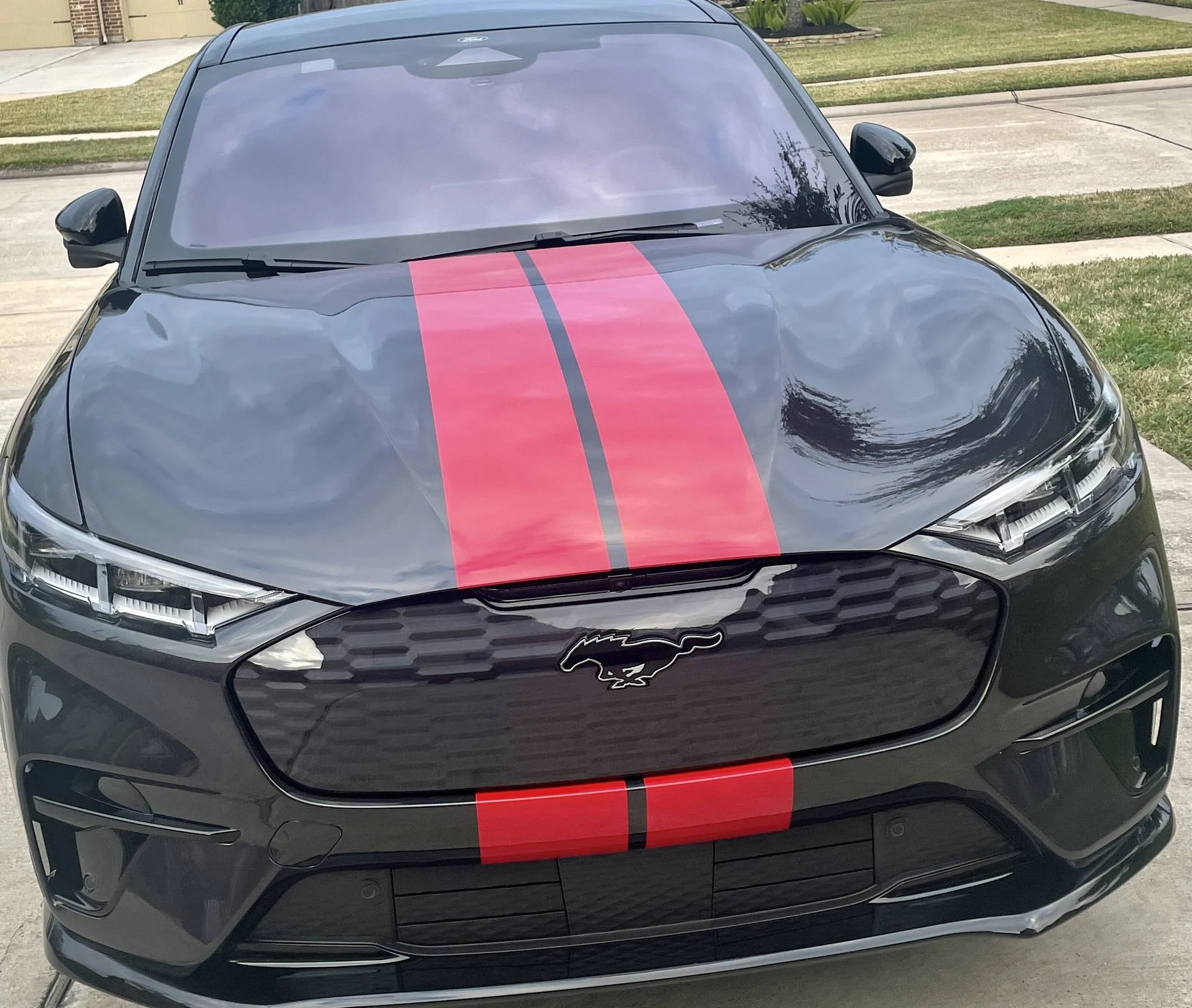 Ford Mustang Mach-E New GT Performance with Shelby Style Racing Stripes; PPF; and Ceramic Coating 4AD7B116-2702-4CDF-89B6-697247E9EFA4