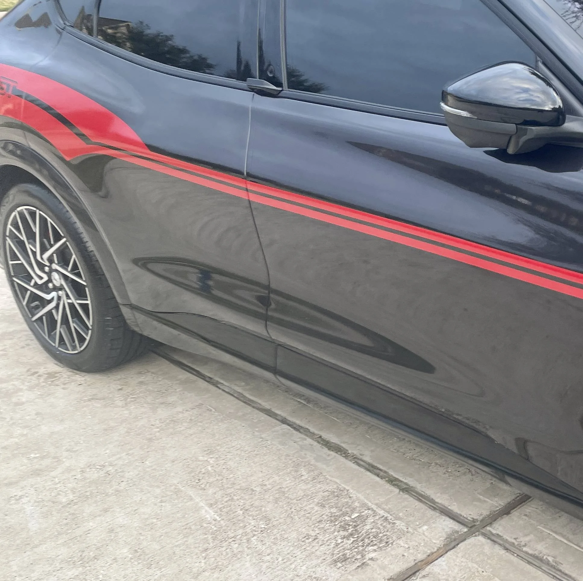 Ford Mustang Mach-E New GT Performance with Shelby Style Racing Stripes; PPF; and Ceramic Coating 5A785239-AAA2-4AE5-8EEA-59DDF2C6B5B4
