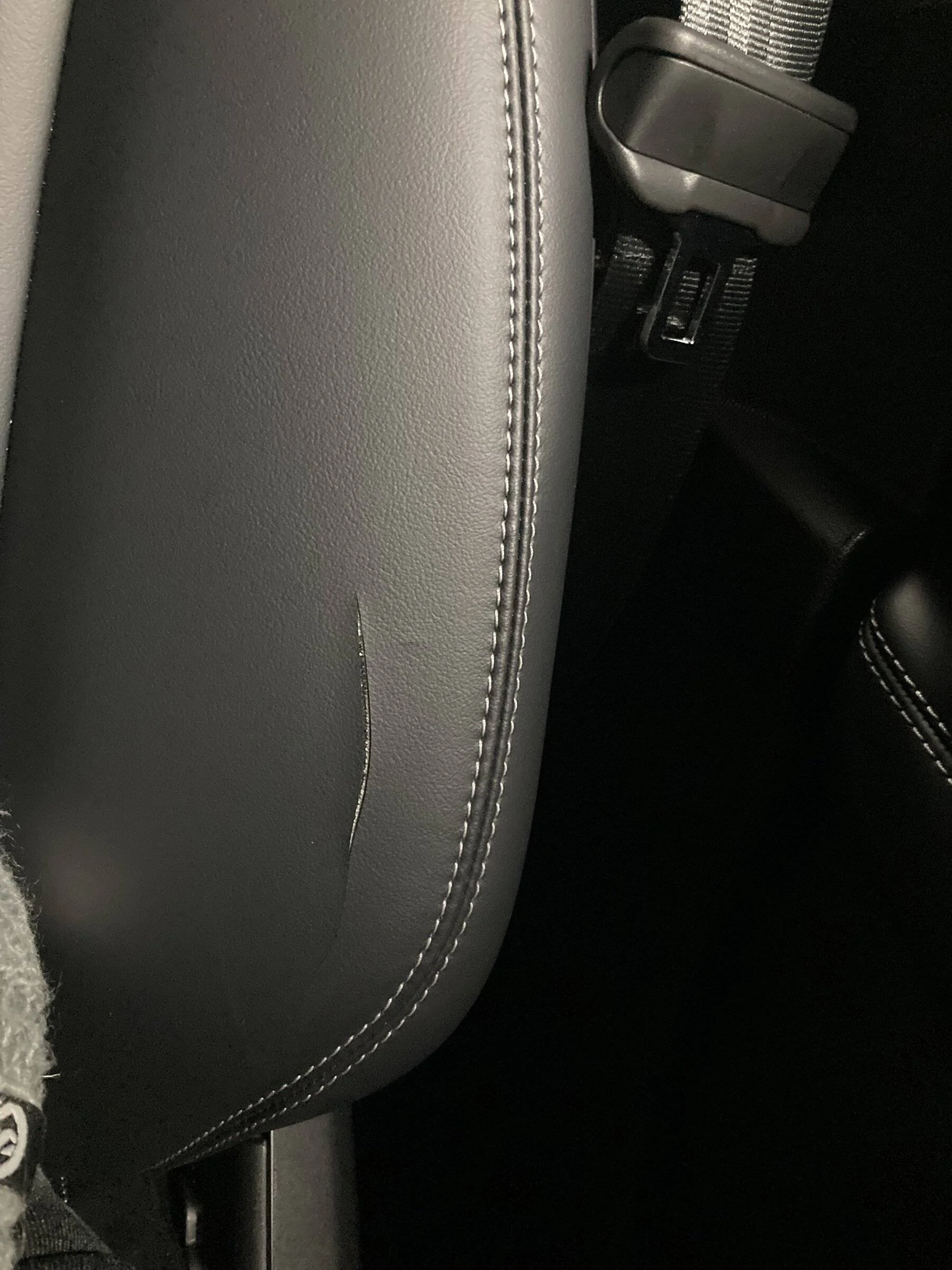 Ford Mustang Mach-E ActiveX seat split open - 2 months old 2FA2725C-3225-4017-B28A-D6B15A9CBD1B