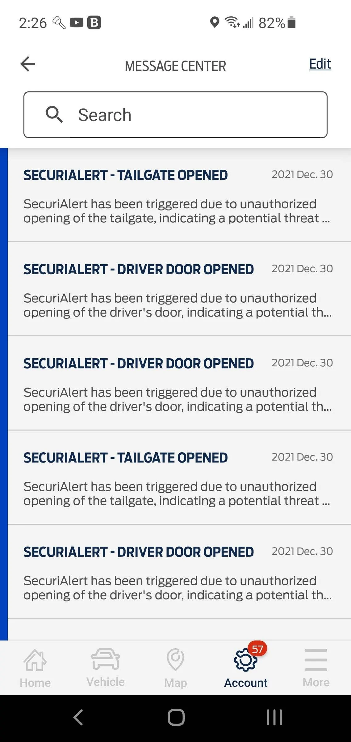 Ford Mustang Mach-E Anyone know how to clear Fordpass Vehicle Alerts? Screenshot_20220101-142619_FordPass