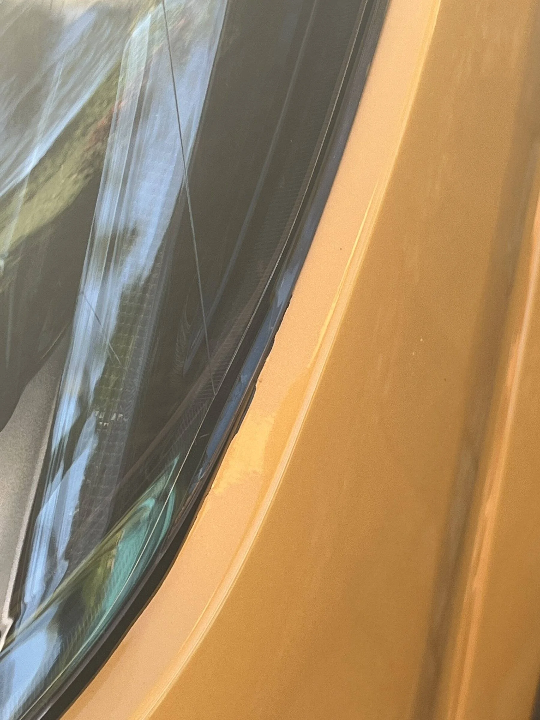 Ford Mustang Mach-E Paint chipping on bumper by headlight 009F0B5B-FAA7-4EA3-BF00-B34FCE110019