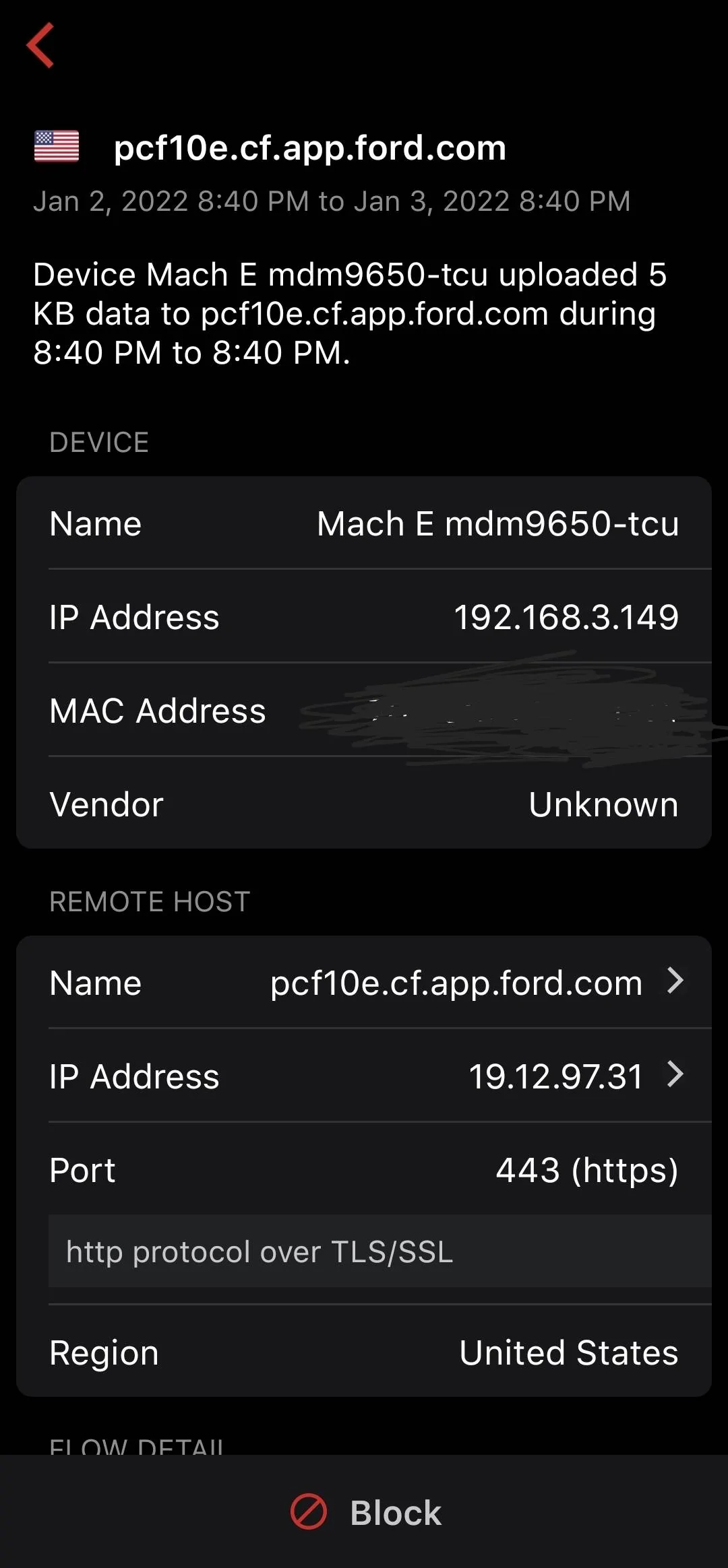 Ford Mustang Mach-E Calling all Security Minded Geeks ? Screenshot_20220103-205018_Firewalla