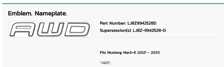 Ford Mustang Mach-E Add a rear badge? 71886F24-5AF5-47C3-A6BA-F1C8F0243266