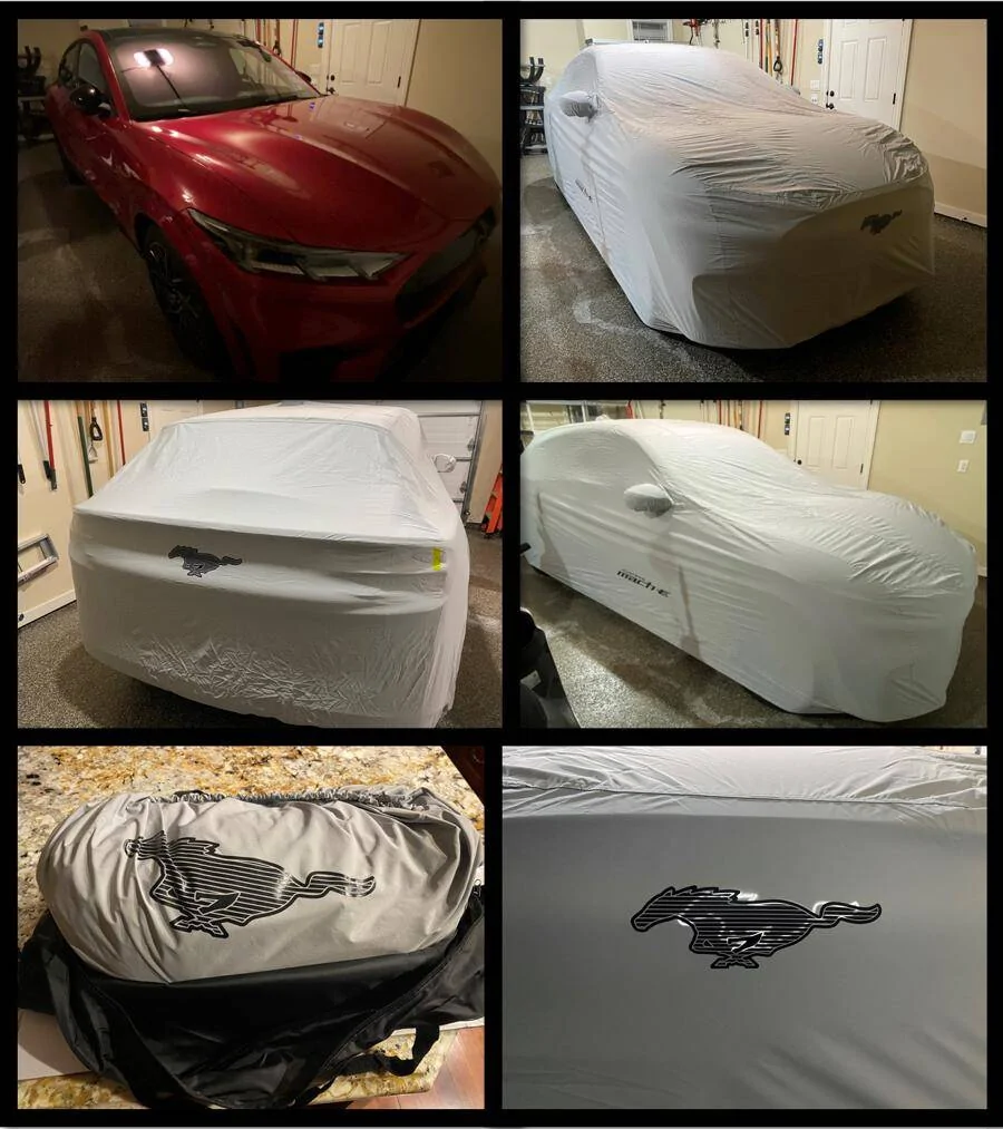 Ford Mustang Mach-E GTPE Battery in winter and cold - how much decreased performance range? 2022-01-05 Mach E GTPE Cover Storag