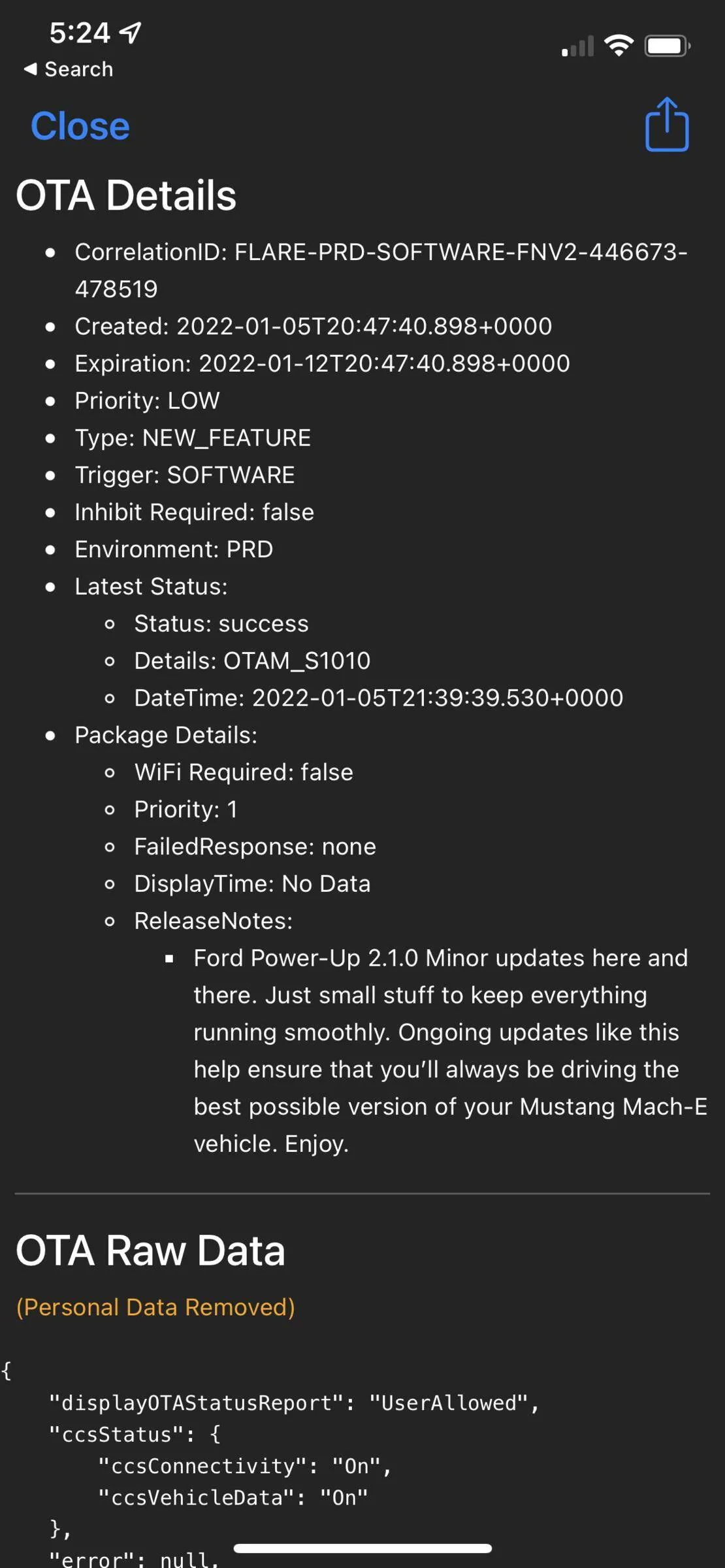 Ford Mustang Mach-E OTA Power Up 2.3.0 Is out AF75E1FA-71E7-49EF-BAA5-BA0D62AA7262