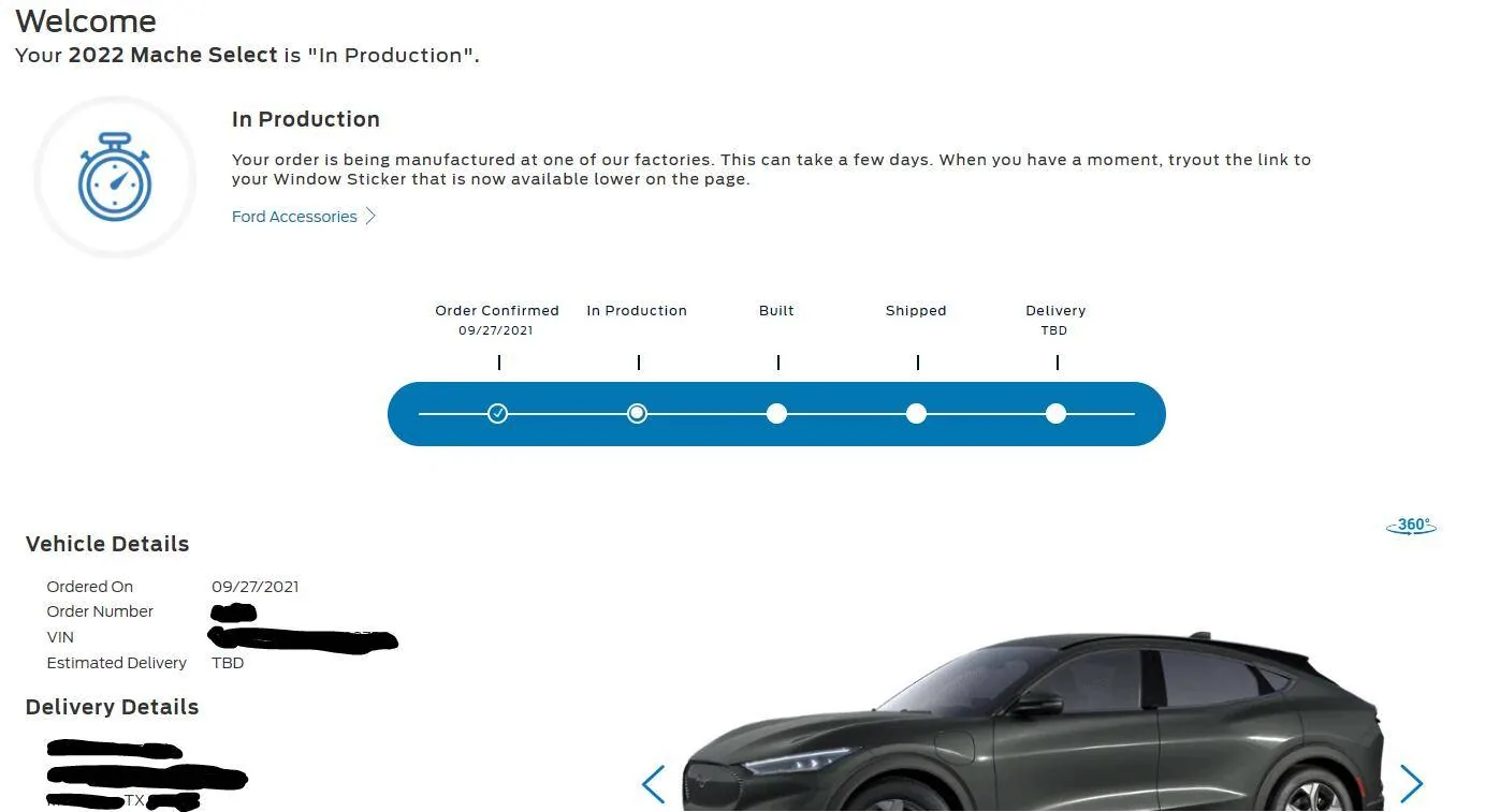 Ford Mustang Mach-E 01/10/22 Build Week Chat/Gang Captur