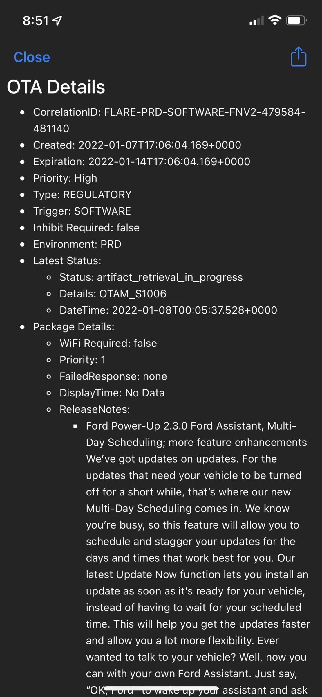 Ford Mustang Mach-E OTA Power Up 2.3.0 Is out BF2AC9D0-2BC7-4A72-A9A9-34DF4D8AFC97
