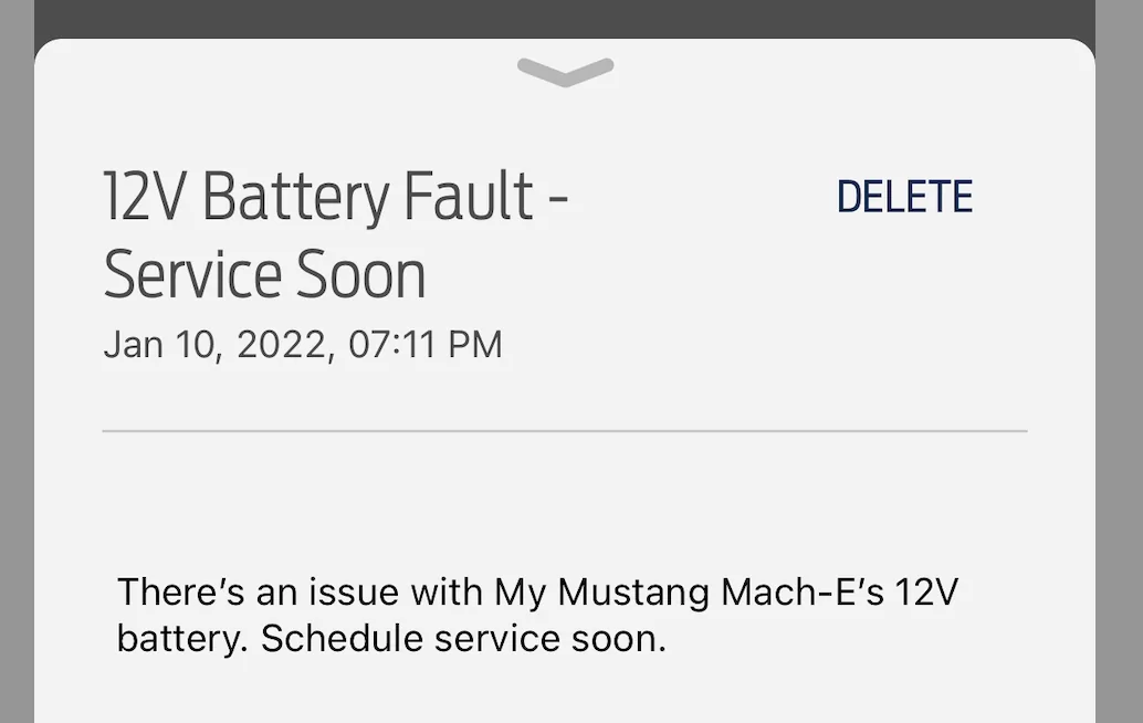 Ford Mustang Mach-E Anatomy of a 12V Fault-Service with OTA Ford Power-Up 2.1.0 Screen Shot 2022-01-11 at 2.34.52 PM