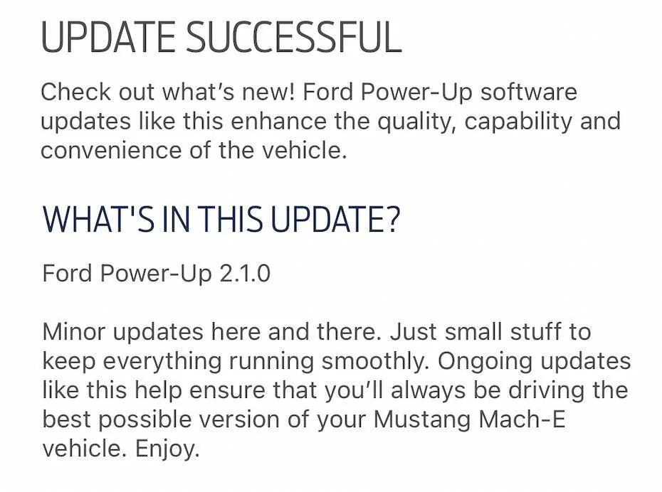 Ford Mustang Mach-E Anatomy of a 12V Fault-Service with OTA Ford Power-Up 2.1.0 Screen Shot 2022-01-11 at 2.35.06 PM