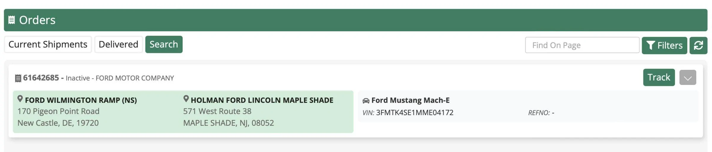 Ford Mustang Mach-E 🧭  Mach-E Build & Tracking Links inactiv