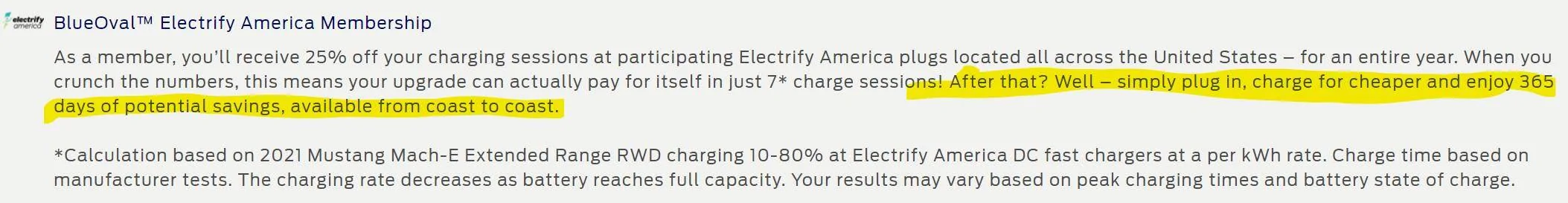 Ford Mustang Mach-E BlueOval Charge Network Upgrade Available (to BlueOval Electrify America Membership) 1642108186486