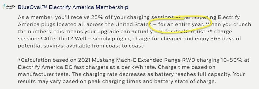 Ford Mustang Mach-E BlueOval Charge Network Upgrade Available (to BlueOval Electrify America Membership) Screen Shot 2022-01-13 at 4.32.29 PM