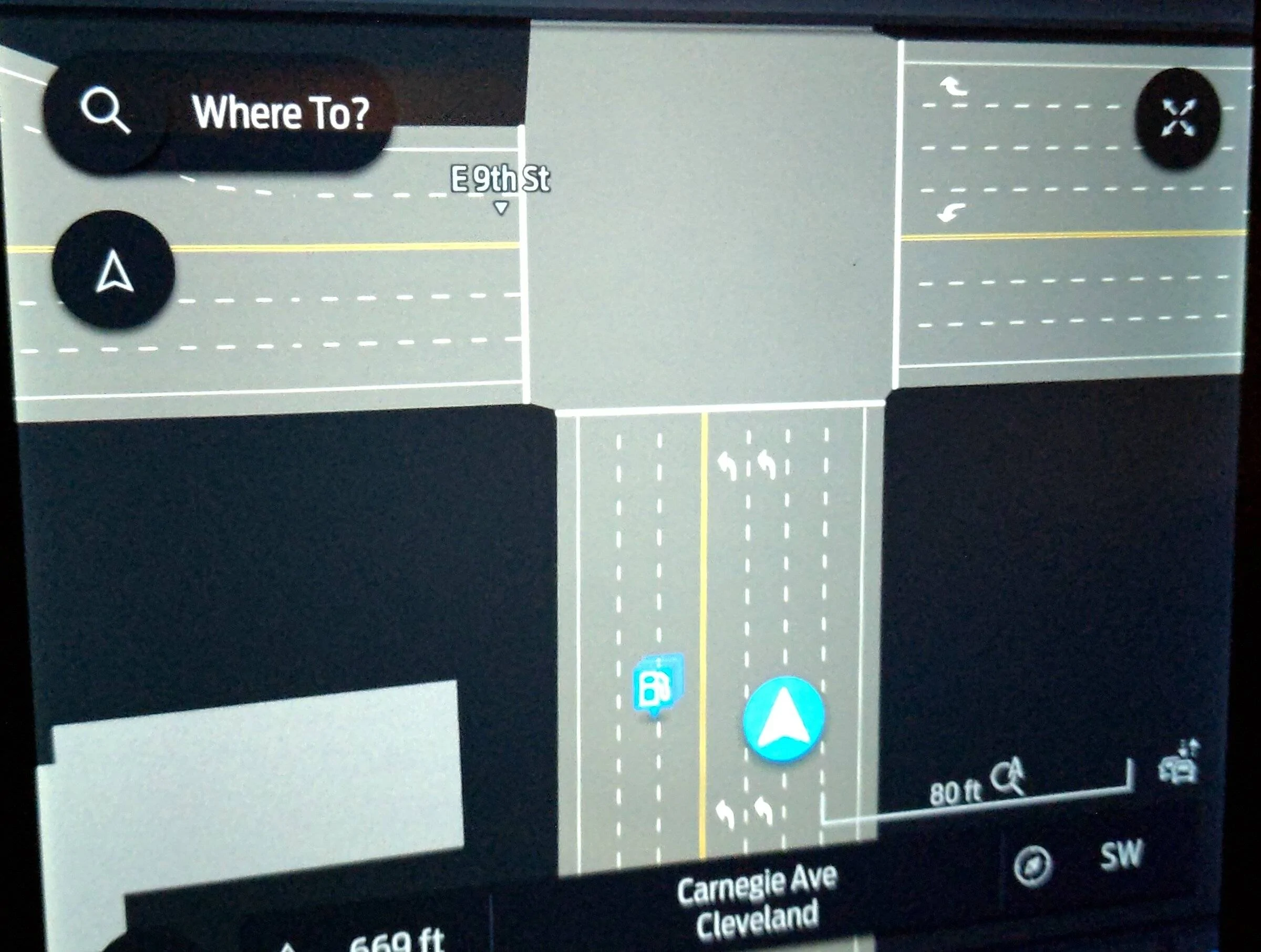 Ford Mustang Mach-E Navigation detail IMG_20220112_211055