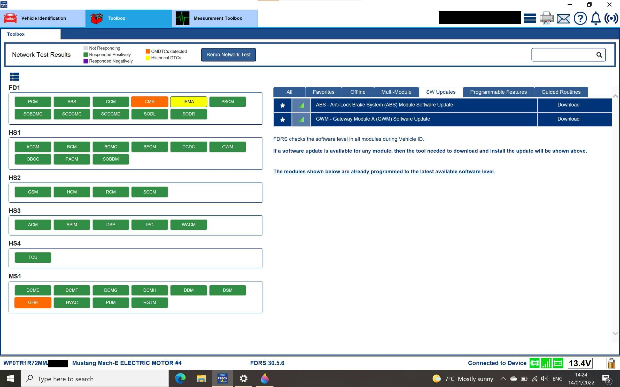 FDRS (Modules and software updates status).png