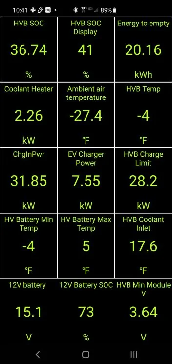 Ford Mustang Mach-E Battery Coolant/Heat strategy needs work! -30 at End of Charging