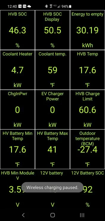 Ford Mustang Mach-E Battery Coolant/Heat strategy needs work! -30 with Preheat Before Plugin