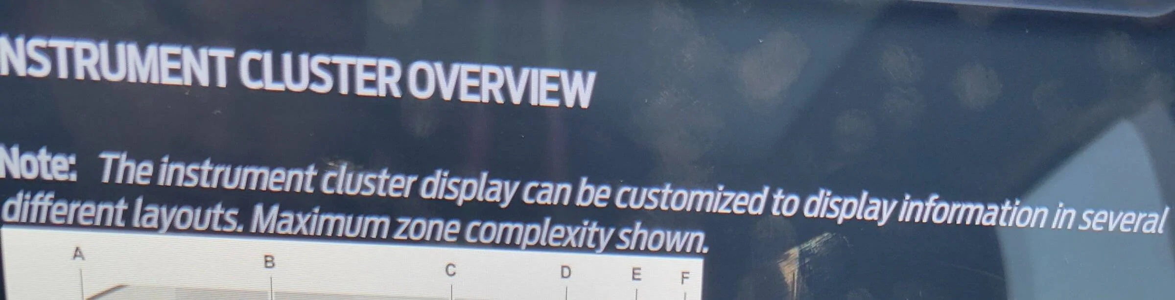 Ford Mustang Mach-E Configuring instrument cluster display 20220117_125233