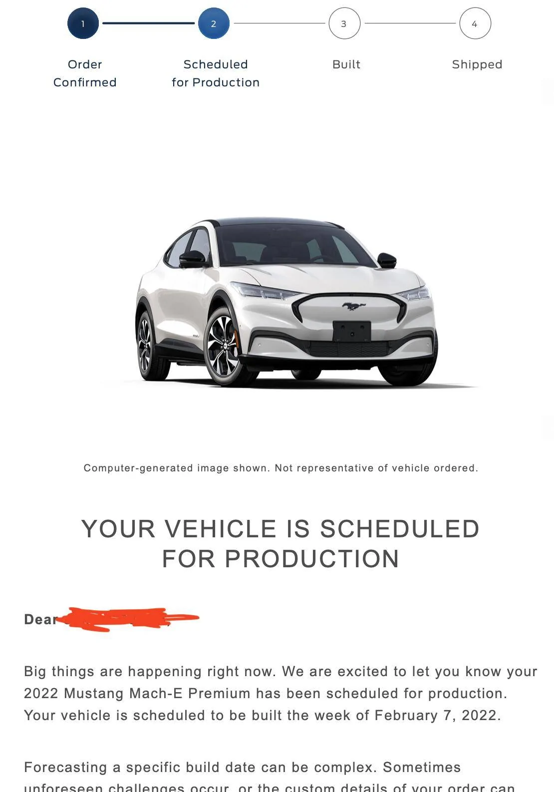 Ford Mustang Mach-E What emails did you get from Ford and when? Screen Shot 2022-01-17 at 5.26.16 PM