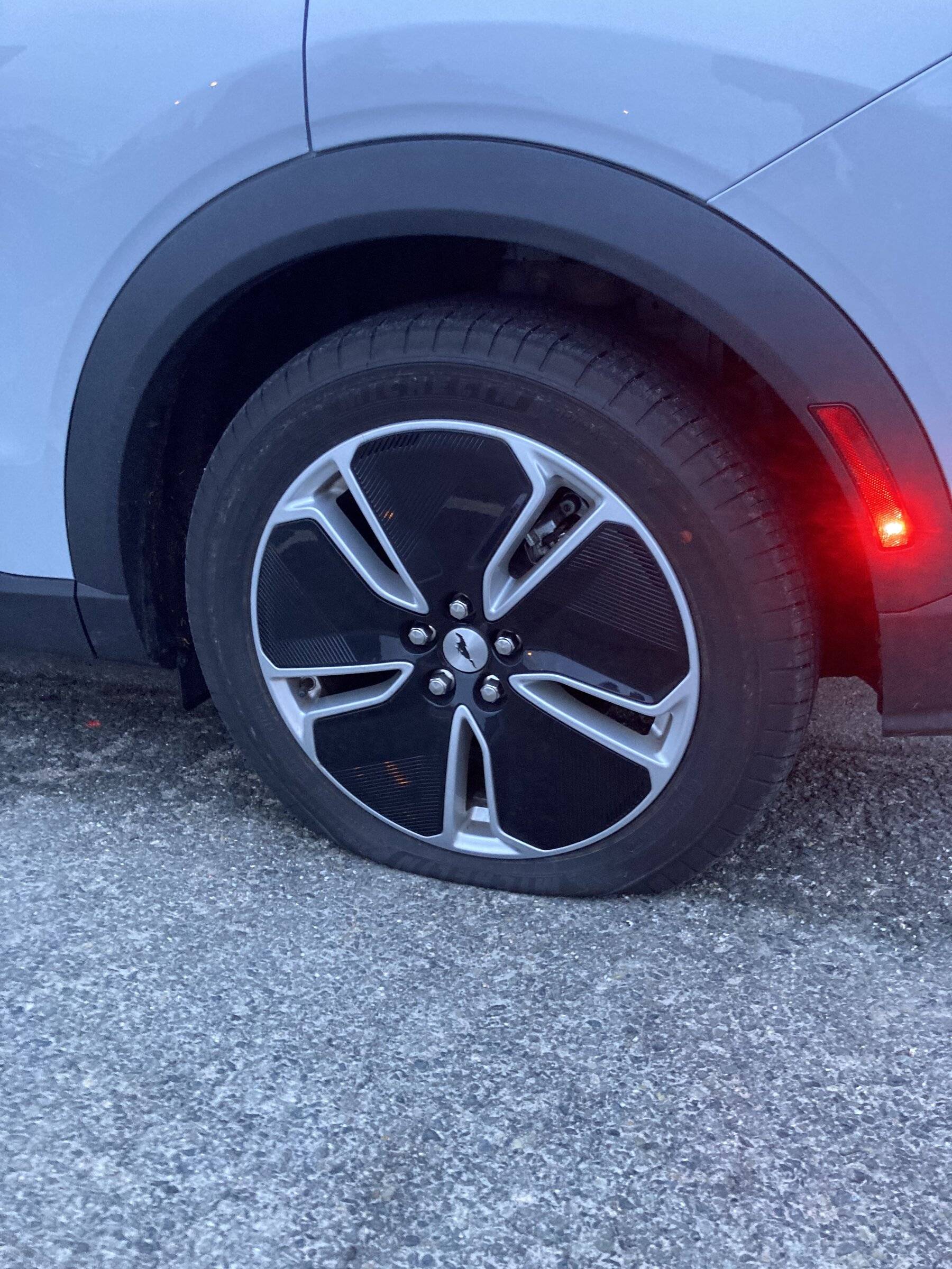Ford Mustang Mach-E Daily Work Commute Flat Tire Story - British Columbia, Canada - UPDATE - Dealer "Had an Accident" while repairing 2022-01-17 16-22-36