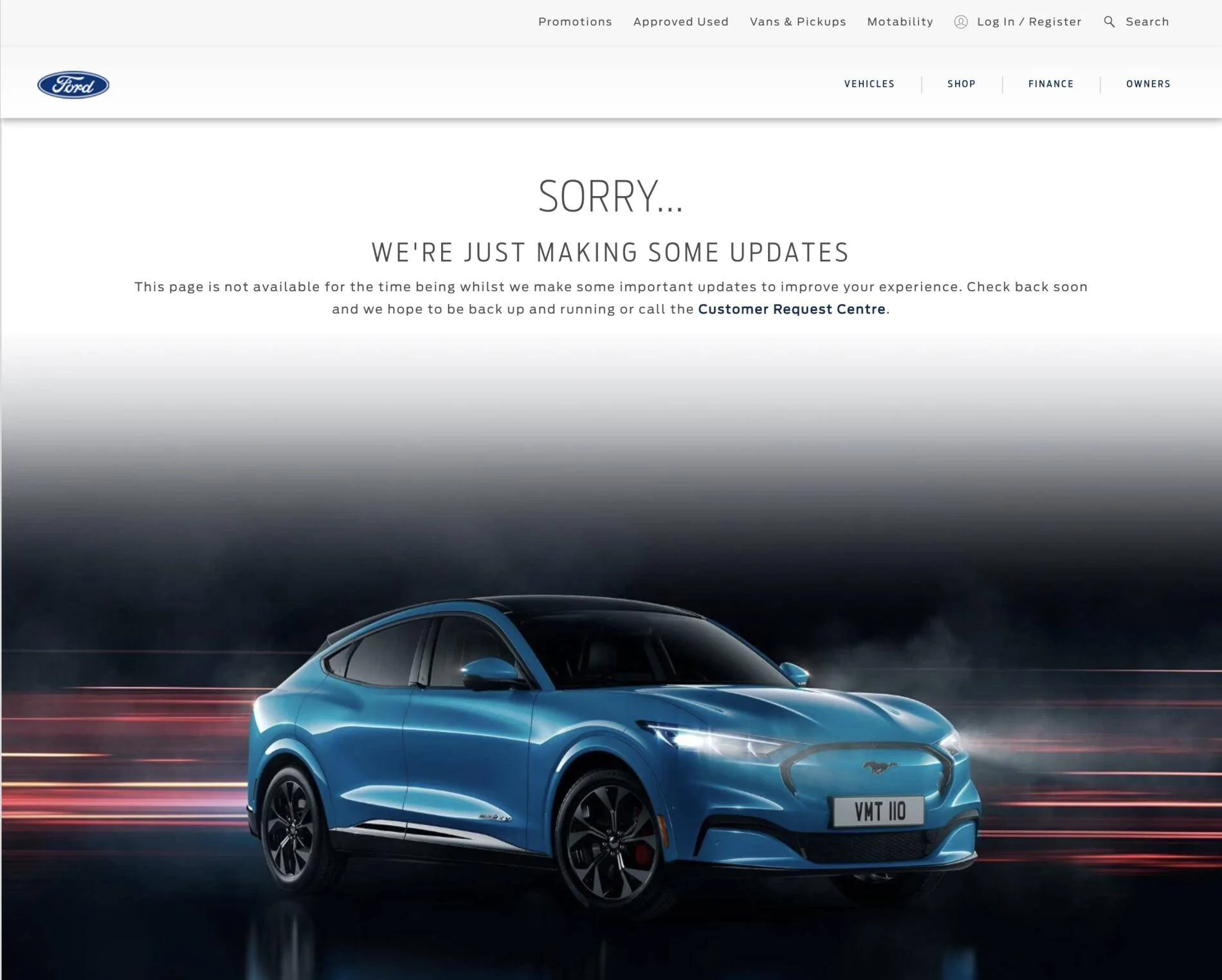 Ford Mustang Mach-E UK Customers Screenshot 2020-09-17 at 09.51.21
