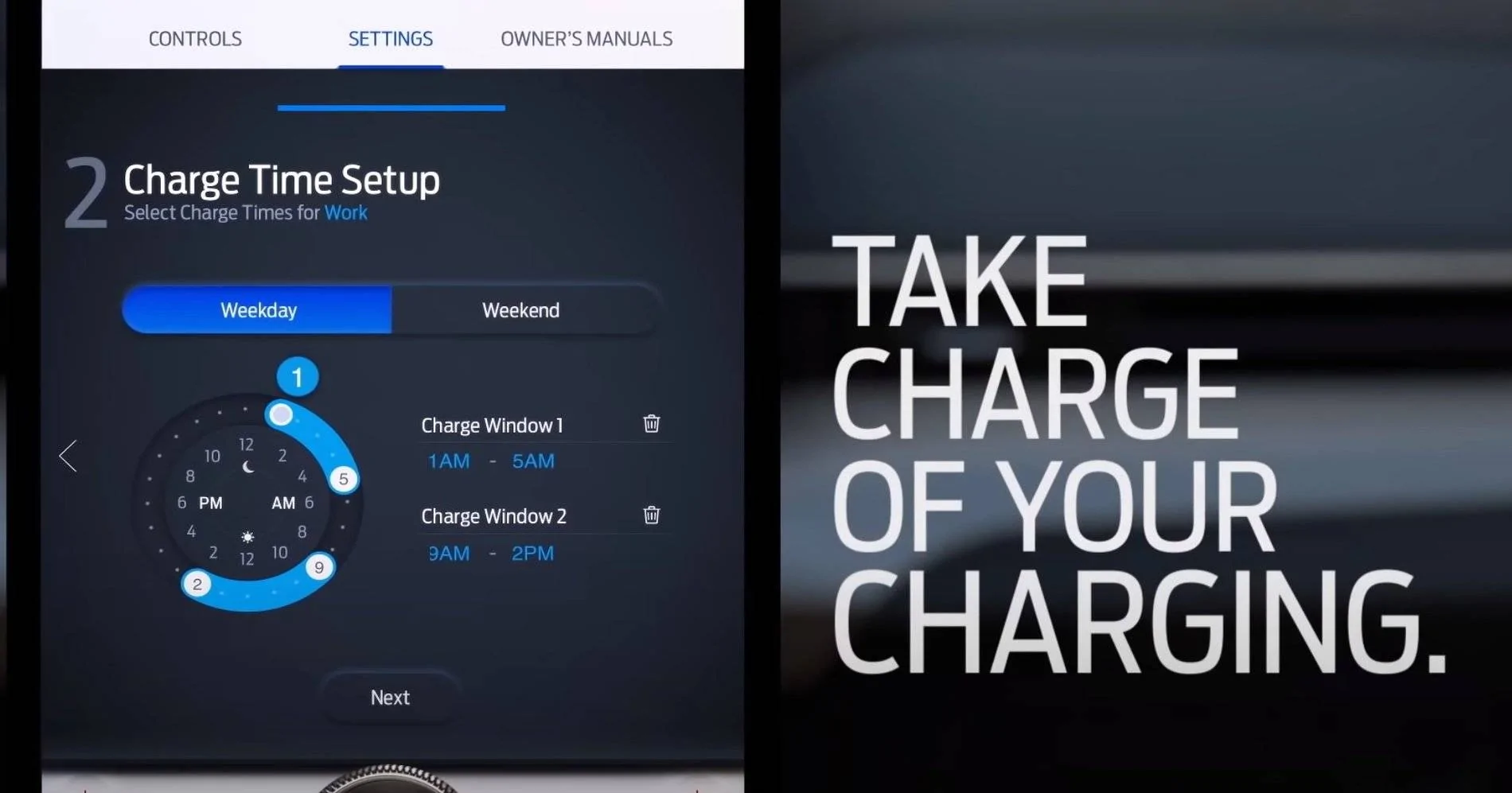 Ford Mustang Mach-E OpenEVSE Advanced Charger timed charging