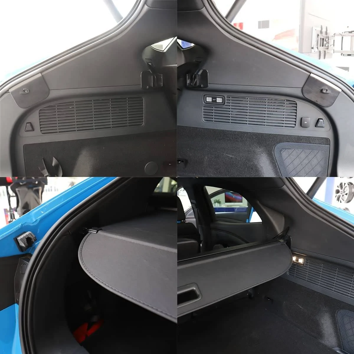 Ford Mustang Mach-E AOSK Mach E Retractable Cargo Cover 61htA8BjMEL._AC_SL1200_
