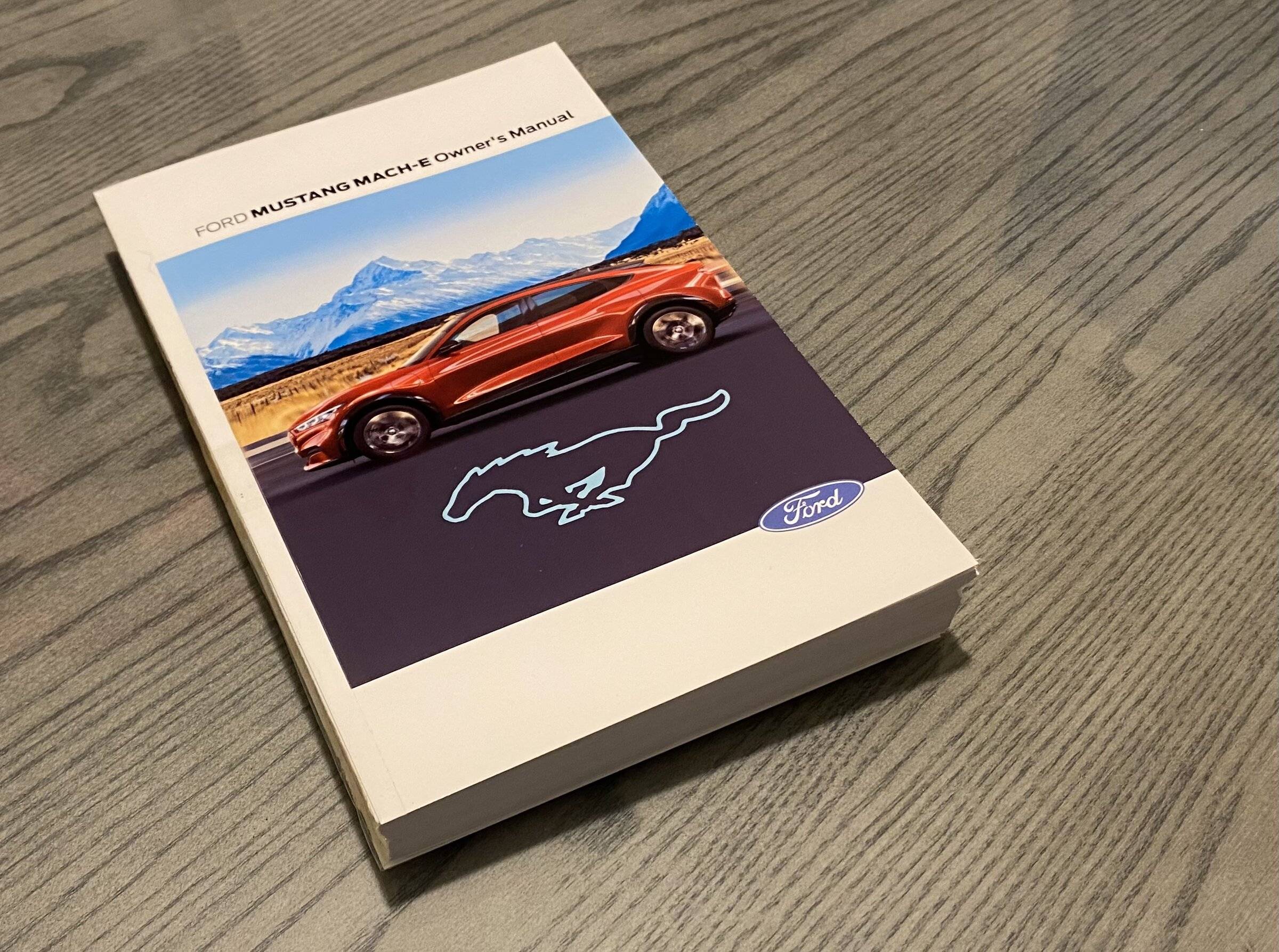 Ford Mustang Mach-E Printed Mach-e Owners manual 1DCAB413-F7C8-4E3C-AC2C-335D825D5D8A