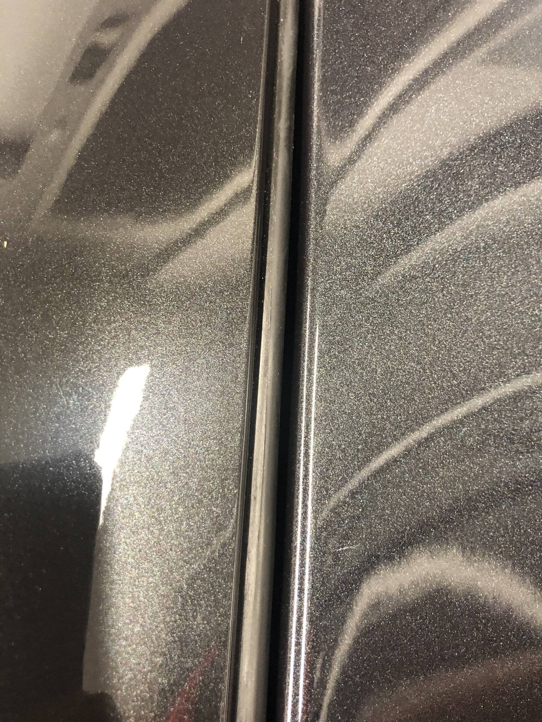 Ford Mustang Mach-E Mach-E Premium DMG color, tailgate misalignment and rear window seal issues IMG_7930