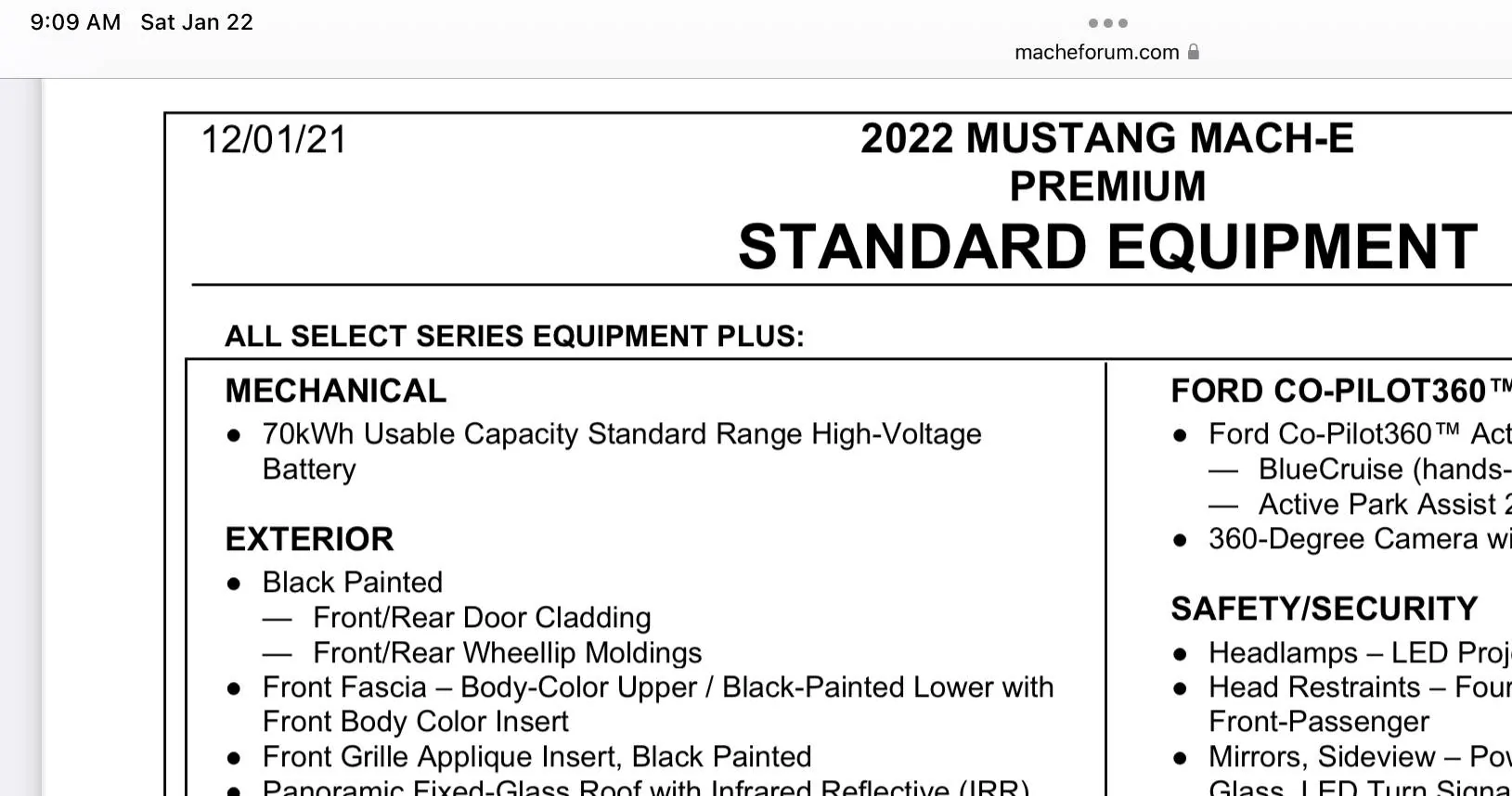 Ford Mustang Mach-E SSM 50415: Hands-Free Liftgate Deleted from 2022 Mach-E built on/after Jan 3 3A8A97C2-9F65-4A72-B421-3520807E0BC4