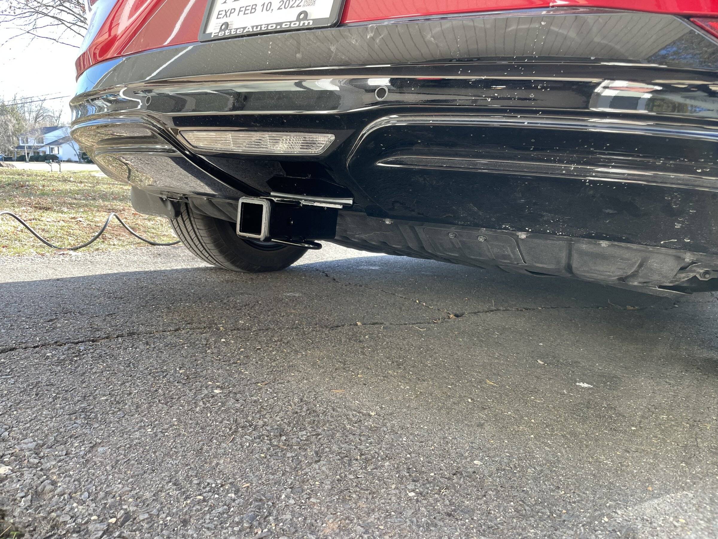 Ford Mustang Mach-E Draw-tite Trailer Hitch Receiver Install IMG_7308