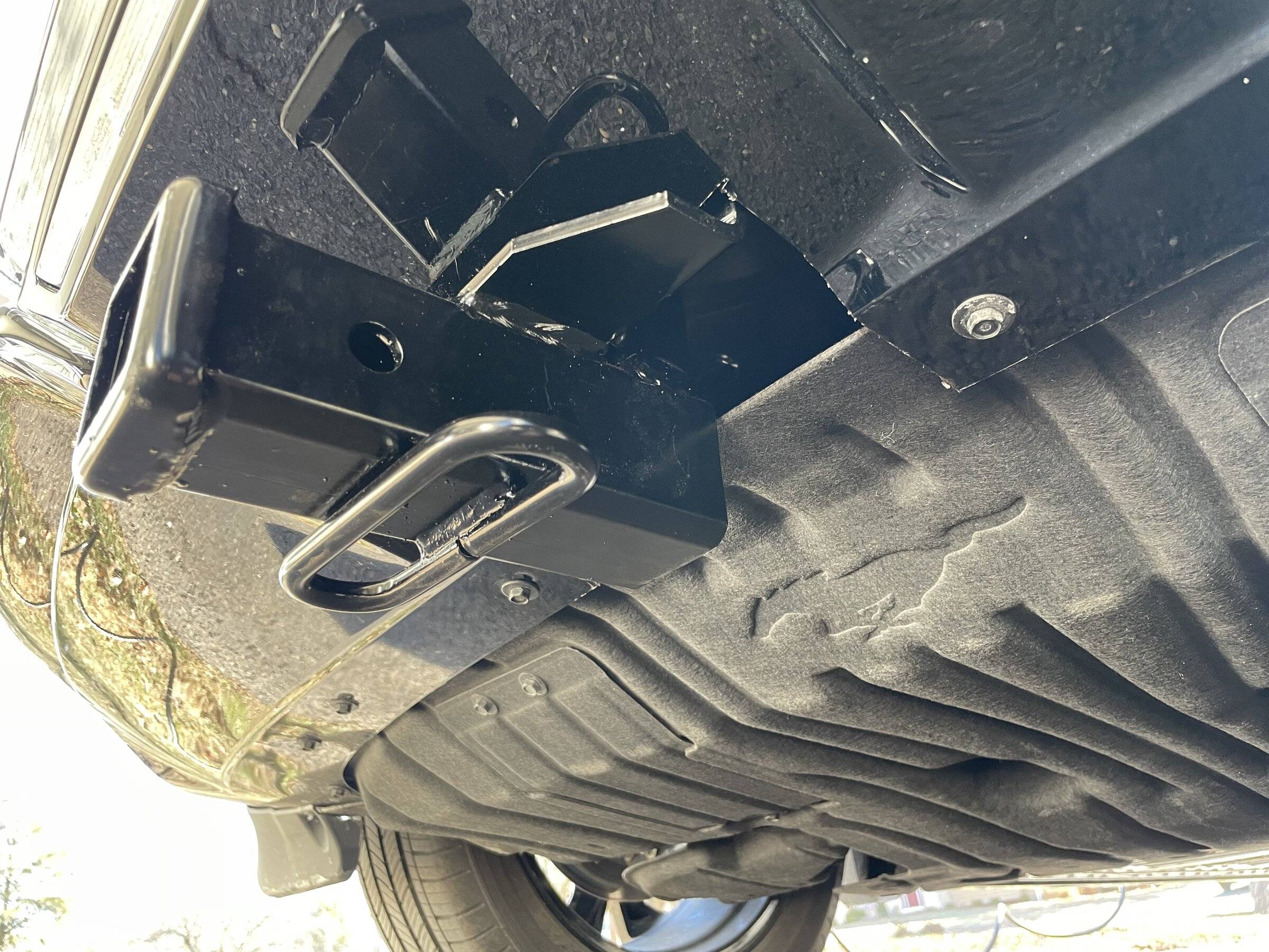 Ford Mustang Mach-E Draw-tite Trailer Hitch Receiver Install IMG_7310