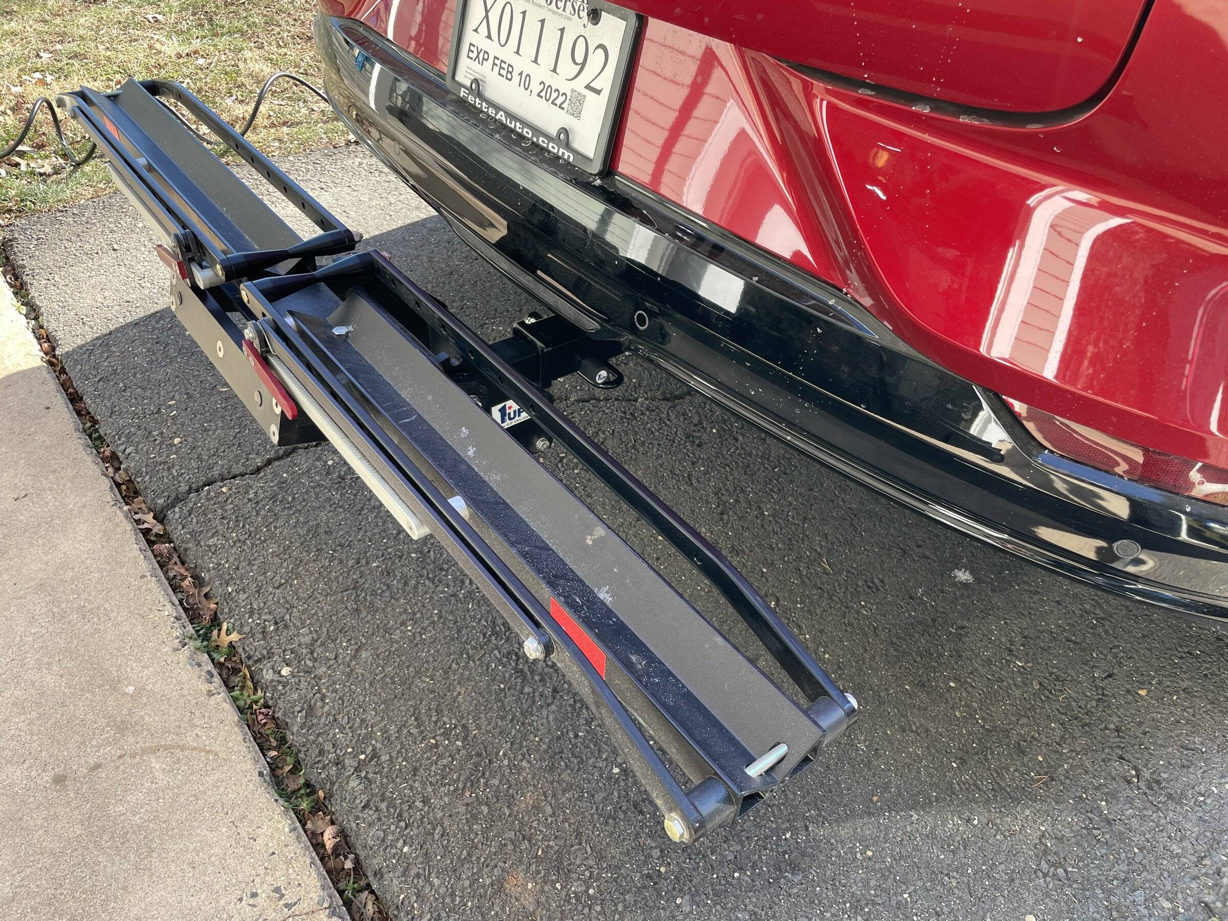 Ford Mustang Mach-E Draw-tite Trailer Hitch Receiver Install IMG_7311