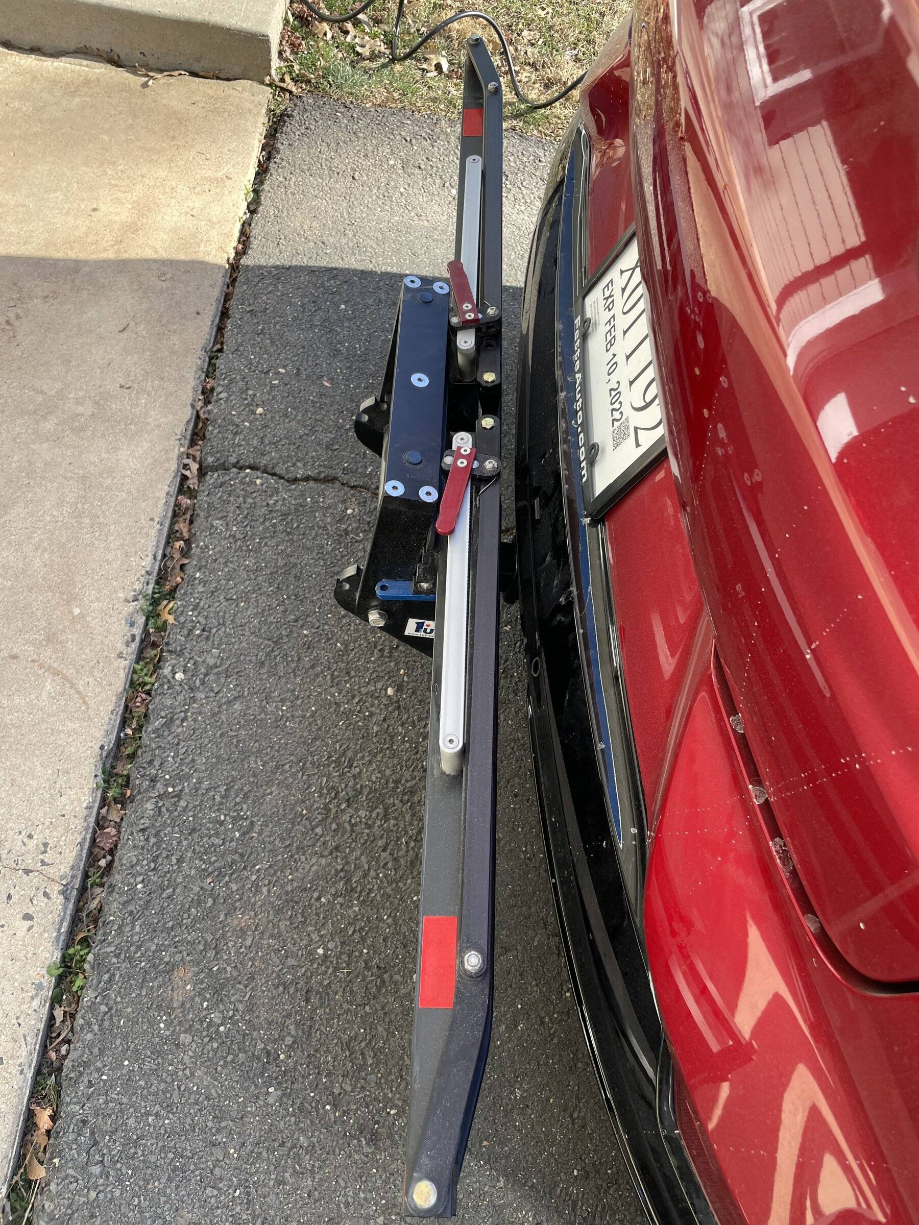 Ford Mustang Mach-E Draw-tite Trailer Hitch Receiver Install IMG_7312