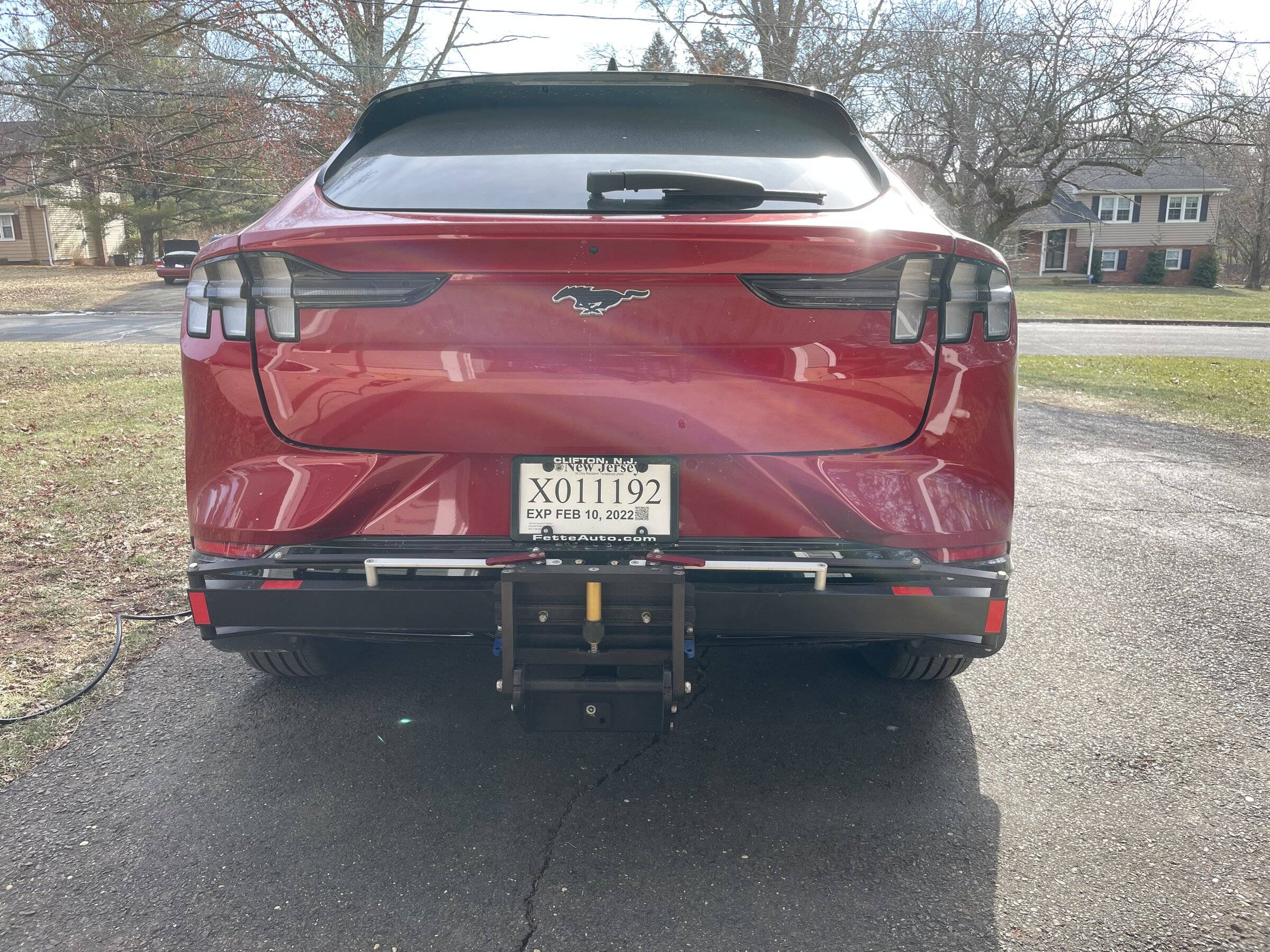 Ford Mustang Mach-E Draw-tite Trailer Hitch Receiver Install IMG_7341