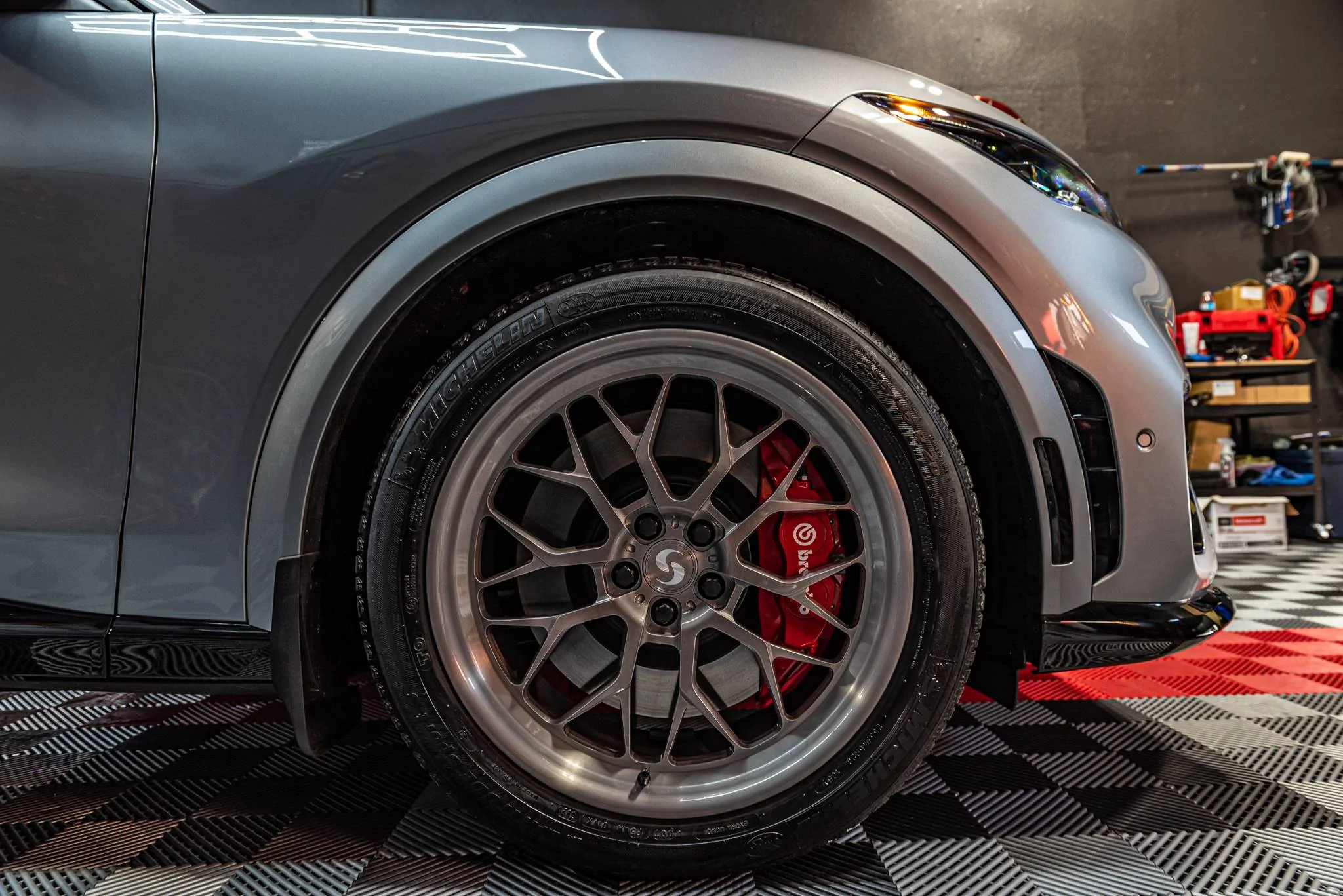 Ford Mustang Mach-E Signature Wheel’s Mach-E Adventures SV602 Mach E Brushed Titanium-29