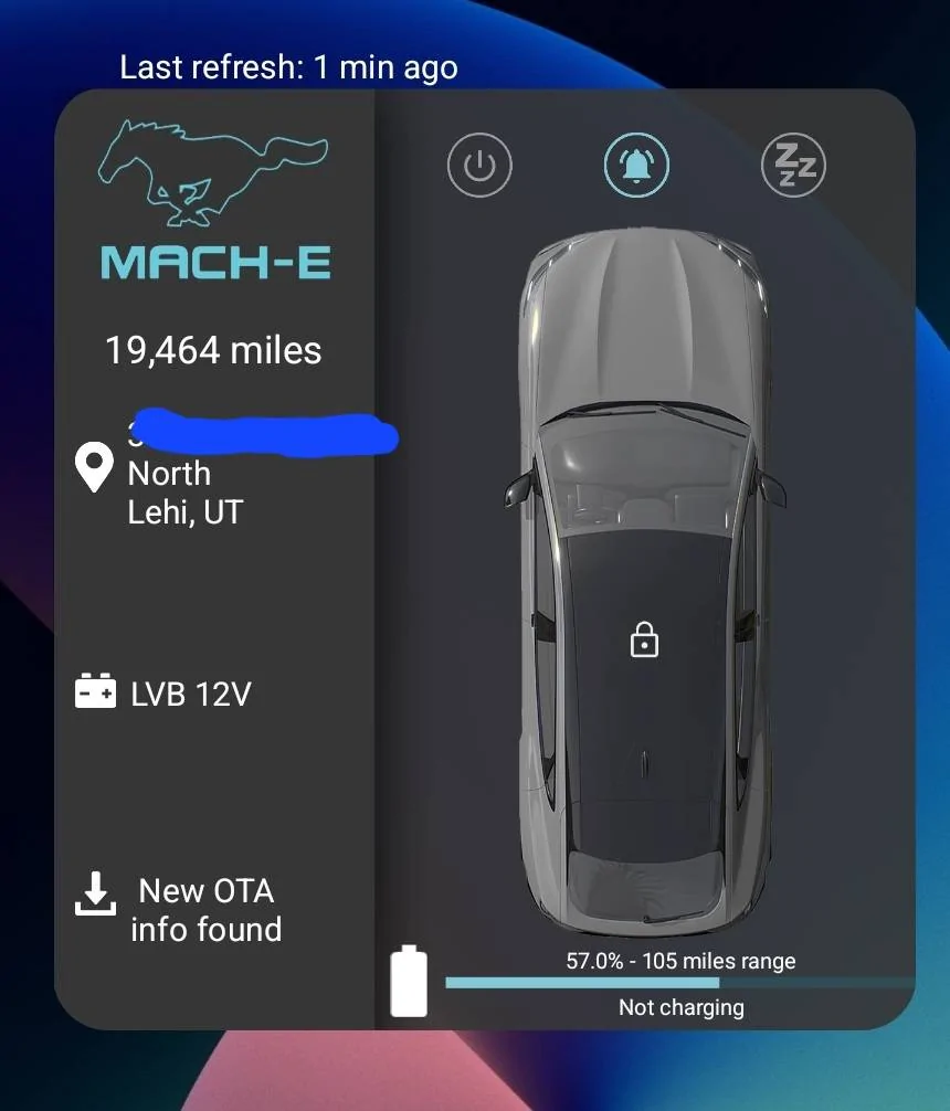 Ford Mustang Mach-E Android Widget for Mach-E [Less Complex] Screenshot_20220124-005515_One UI Hom