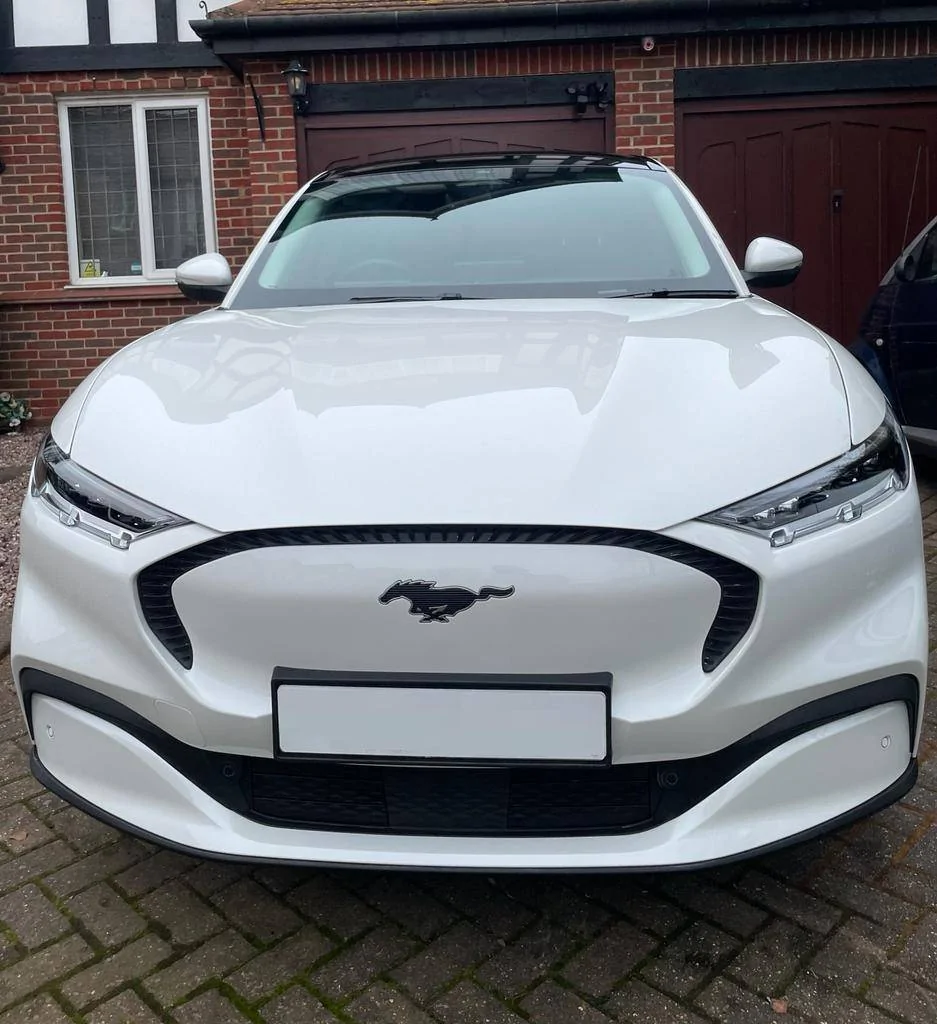 Ford Mustang Mach-E My custom "GT Front Grill" wrap My Mach-