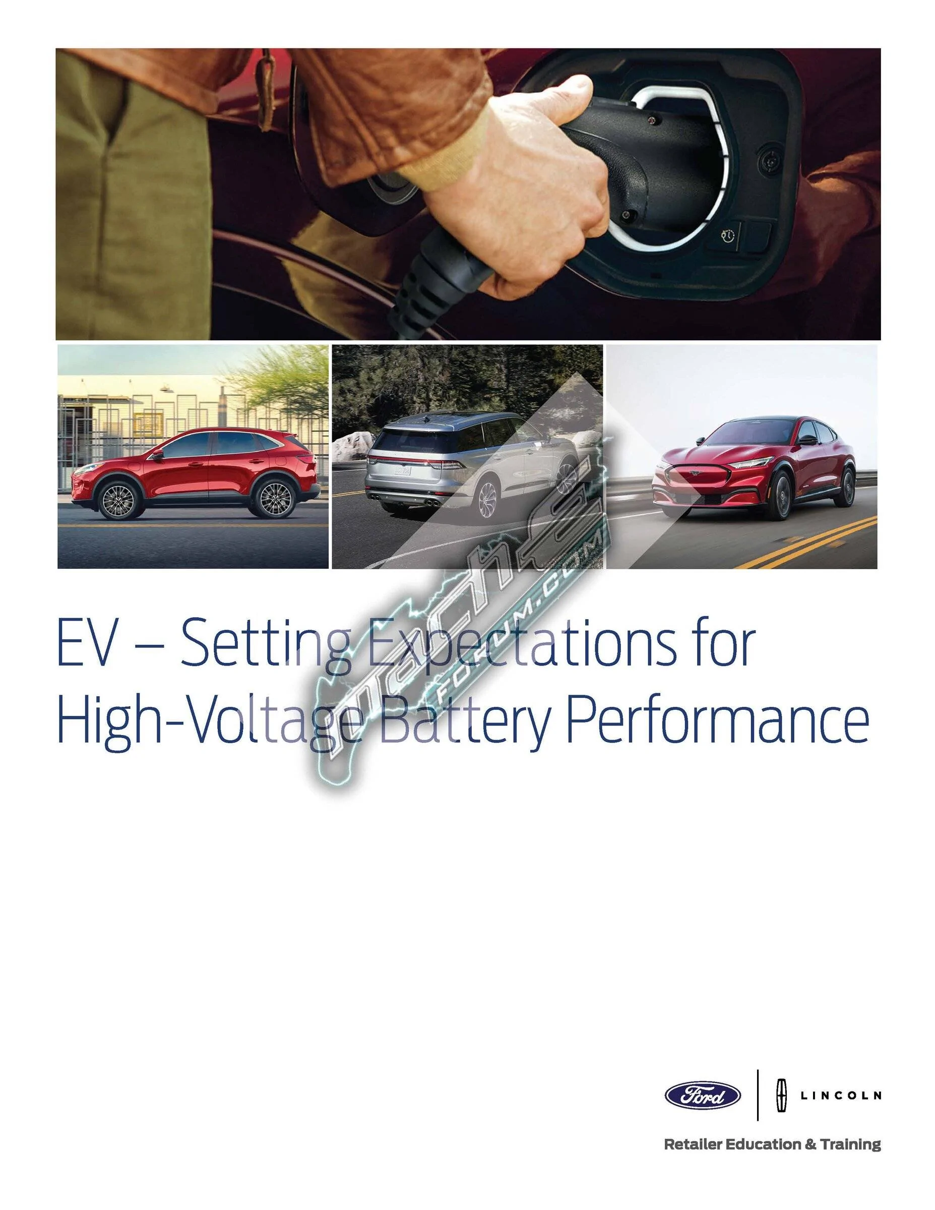 Ford Mustang Mach-E Ford's Guide to EV High-Voltage Battery Performance EV High-Voltage Battery Performance Job Aid_v07-MEF_Page_1