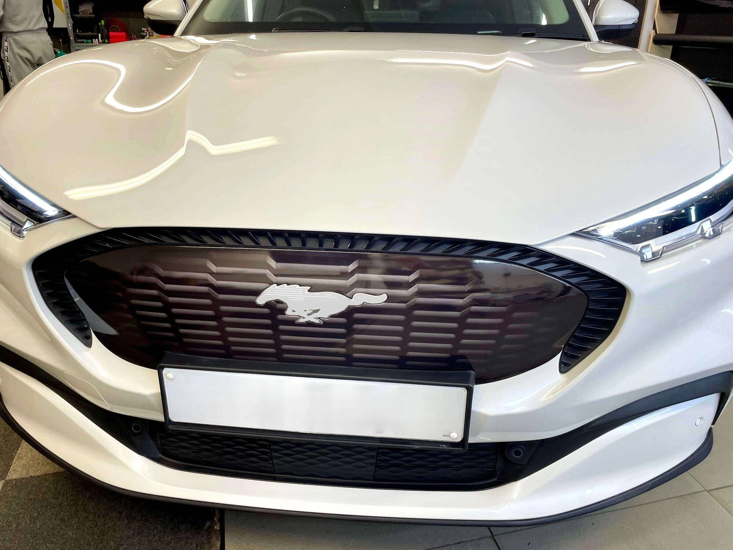 Ford Mustang Mach-E My custom "GT Front Grill" wrap 1643337036355