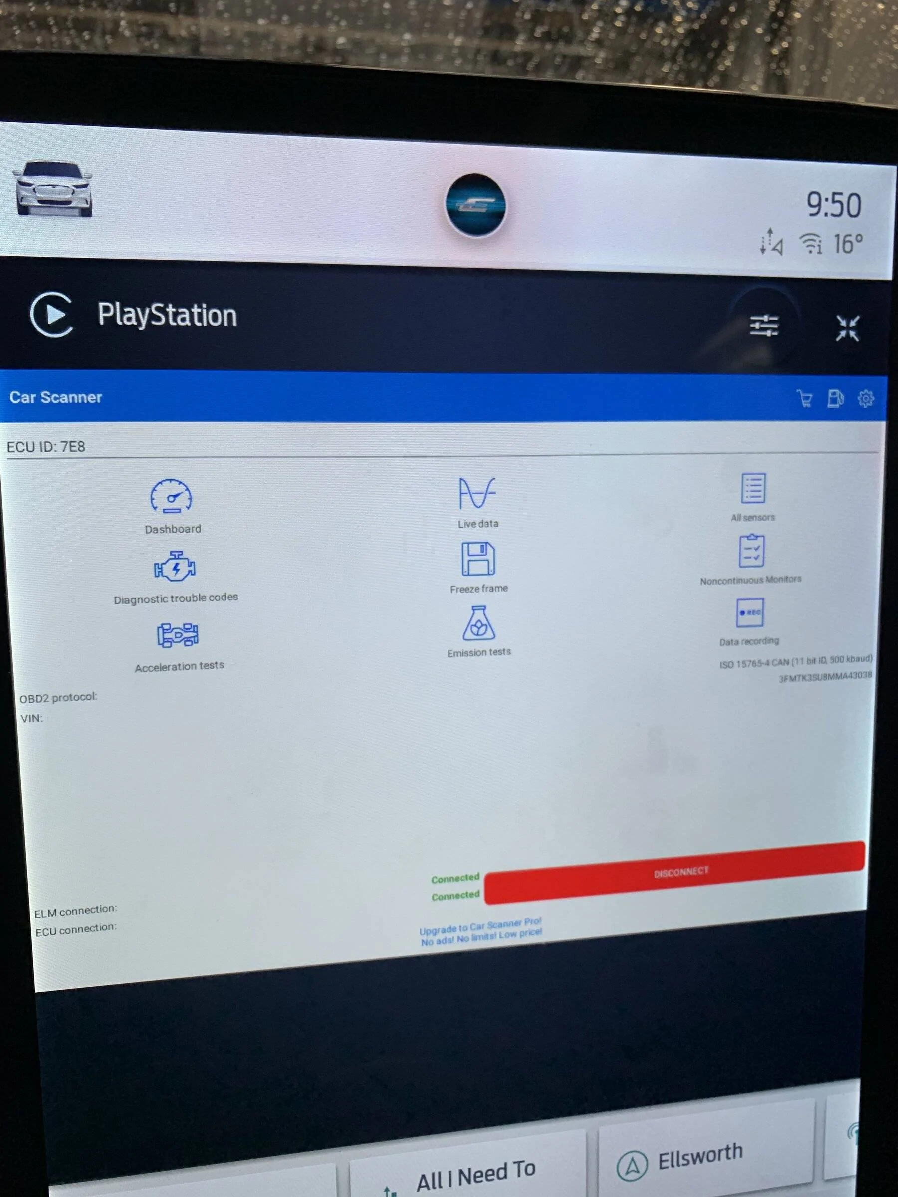 Ford Mustang Mach-E Installed CarScannerPro on MMB player. Now getting OBD data on the Mach E screen 7E7C39F0-37CF-4B9D-B58C-7222D8FBB42B